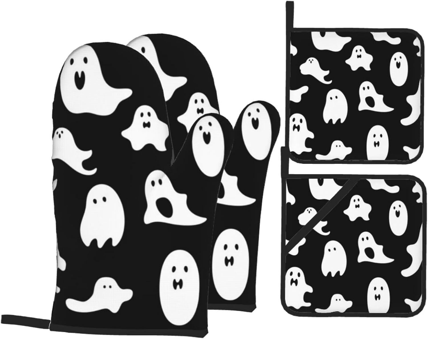 Dont Drop the Ball Halloween mitt set for Cooking