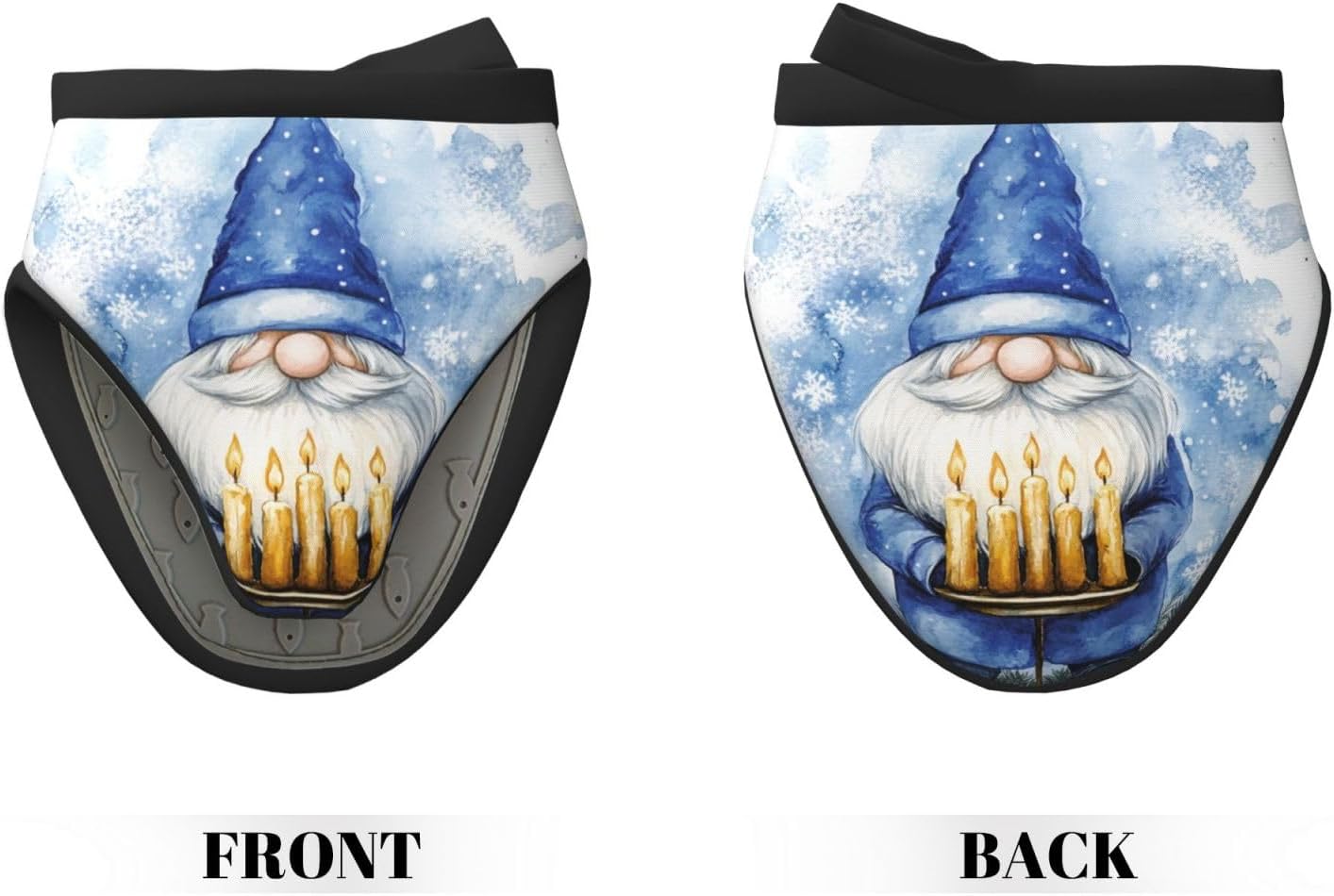 Hanukkah Gnome Mini Silicone Oven Mitts