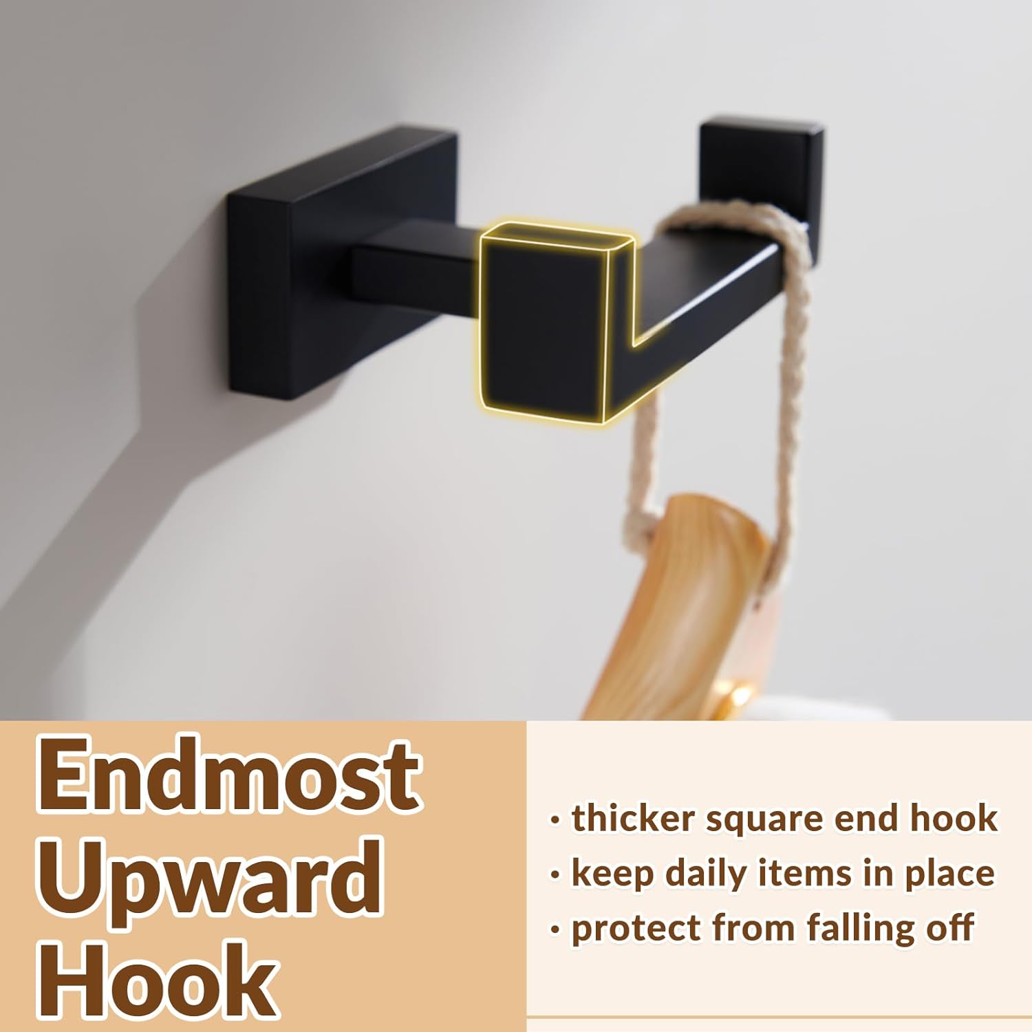 Sturdy Stainless Steel Dual Coat Hook