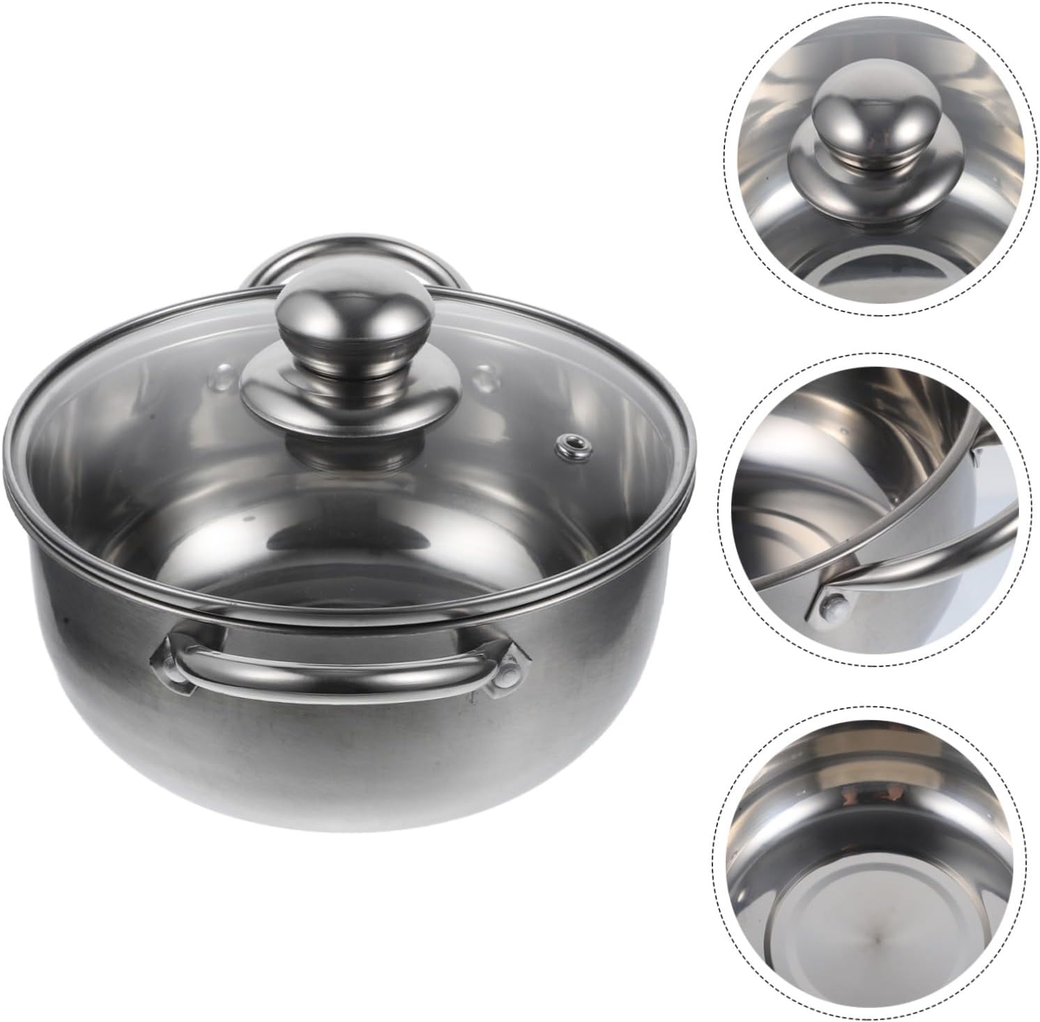 Stainless Steel Steamer Pot - Stockpot for Gas Cooker