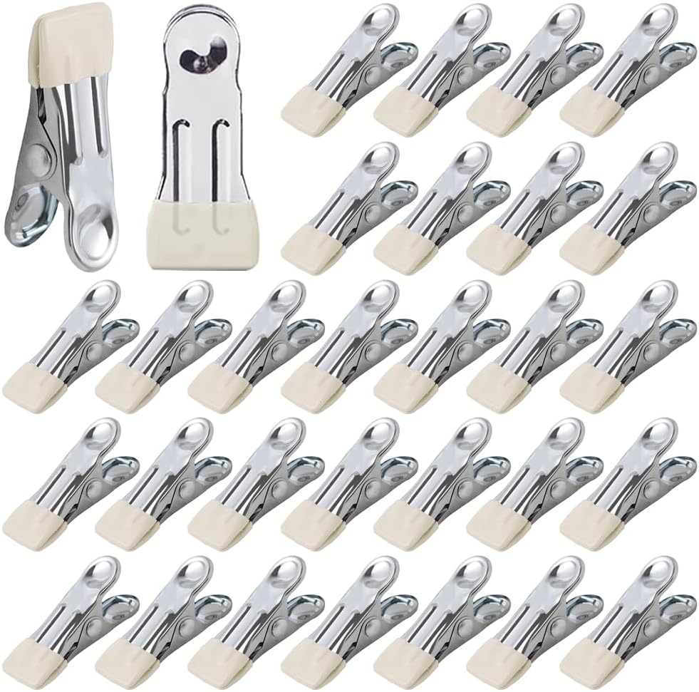 Sturdy Durable Stainless Steel Clothes Pins Multi-Use Design