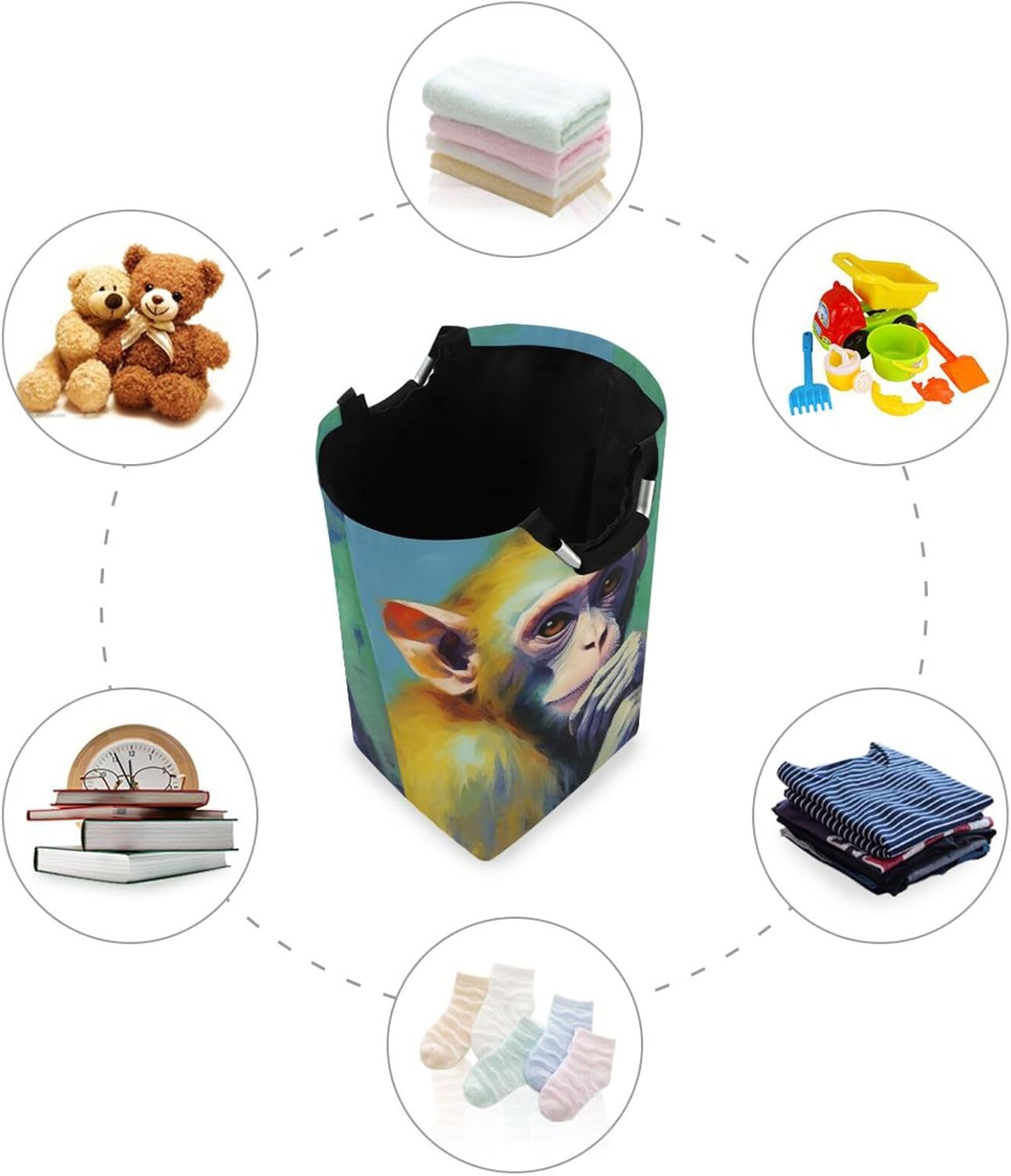Monkey Laundry Hamper - Waterproof