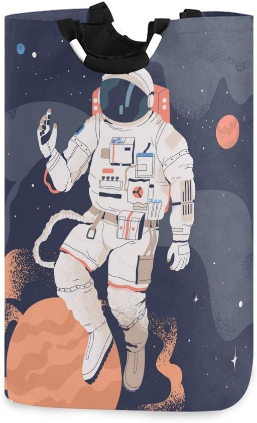 Astronaut Folding Laundry Basket