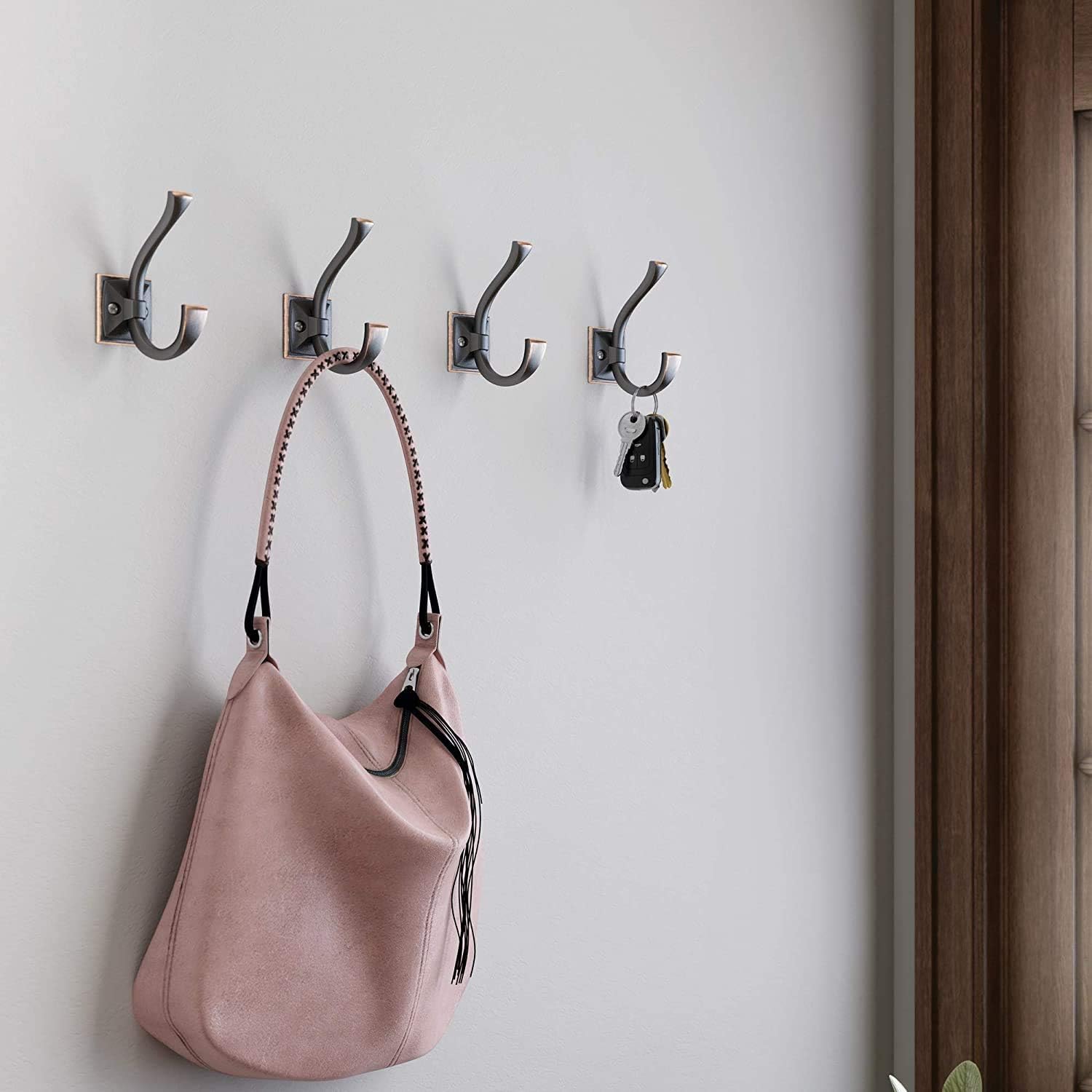 Liberty Hardware 137246 Ruavista Coat and Hat Hook Bronze with Copper Highlights