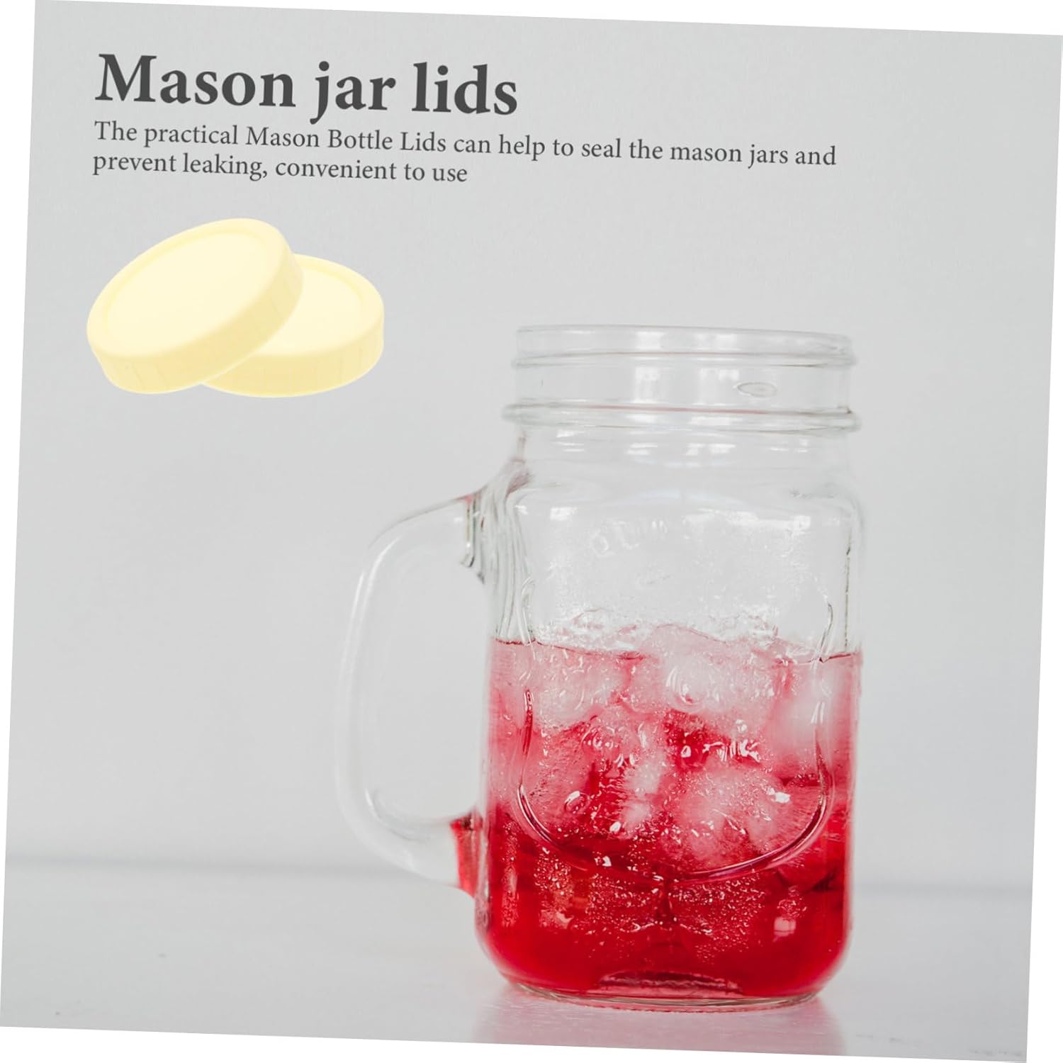 10 Reusable Mason Jar Lids Wide Mouth Threaded Seal Fresh Preserving