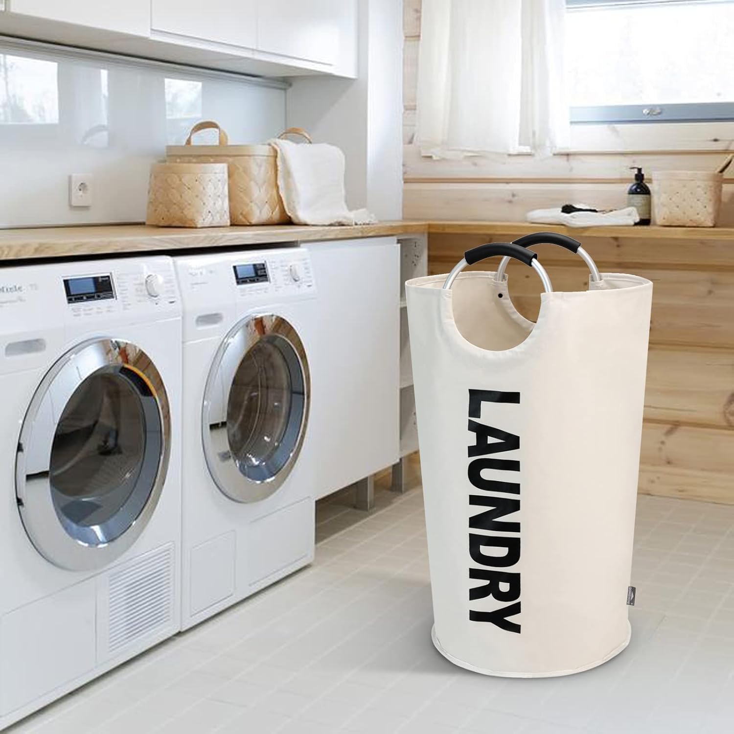 Ergonomic Folding Laundromat Collapsible Laundry Bag