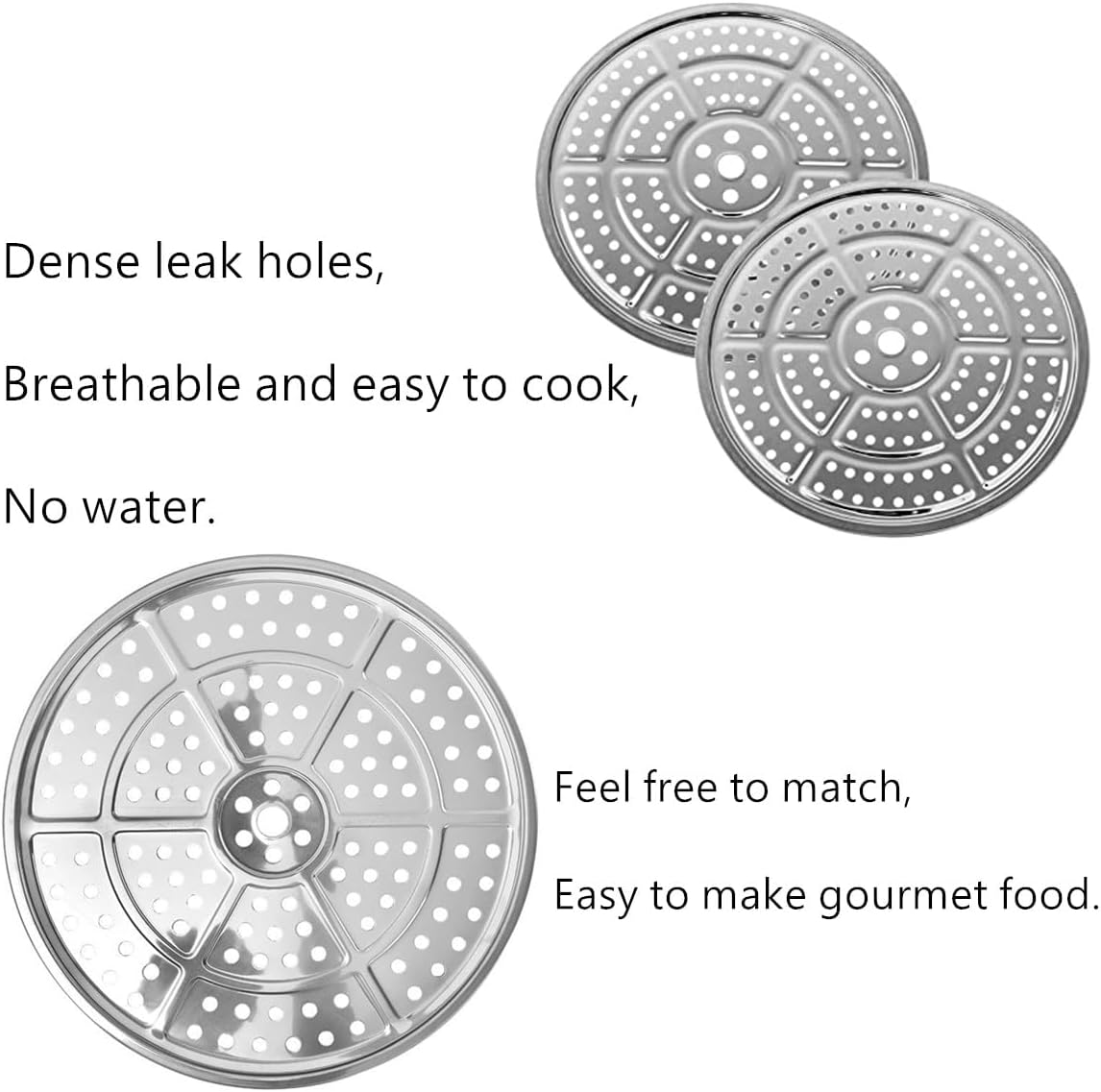 Stainless-Steel Pressure Cooker Canner Rack 4PCS Set