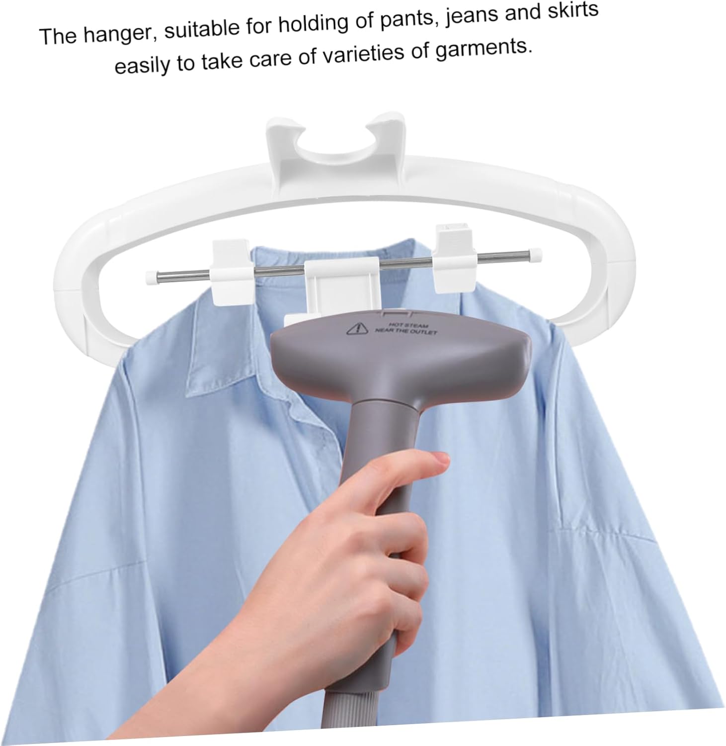 VOSAREA Reusable Clothes Drying Hanger for Steaming