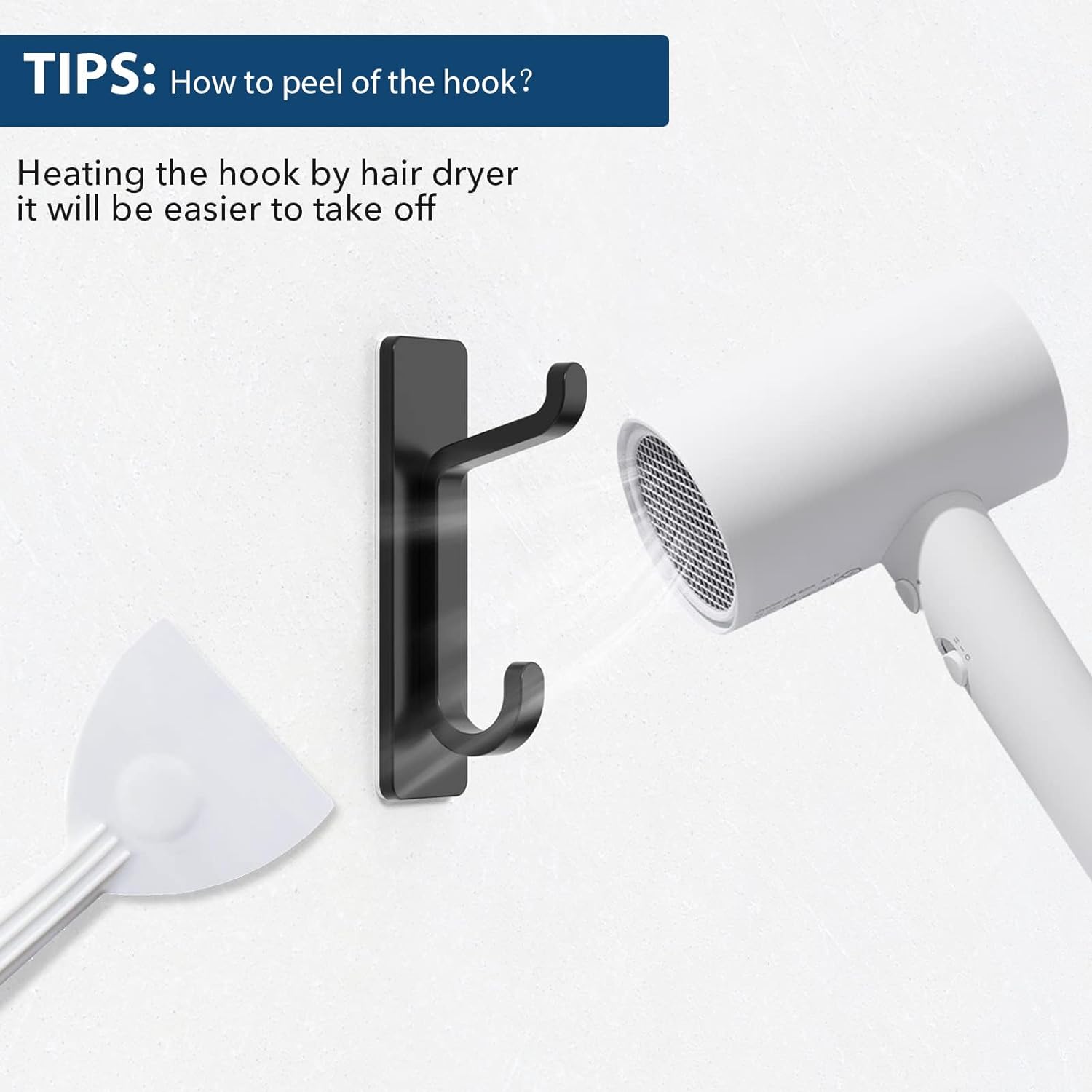 Pickpiff 10LB Heavy Duty Wall Hook Stainless Steel Door Organizer