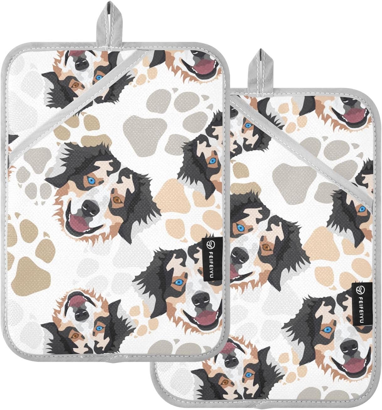 Potholder Australian Shepherd Dual Use