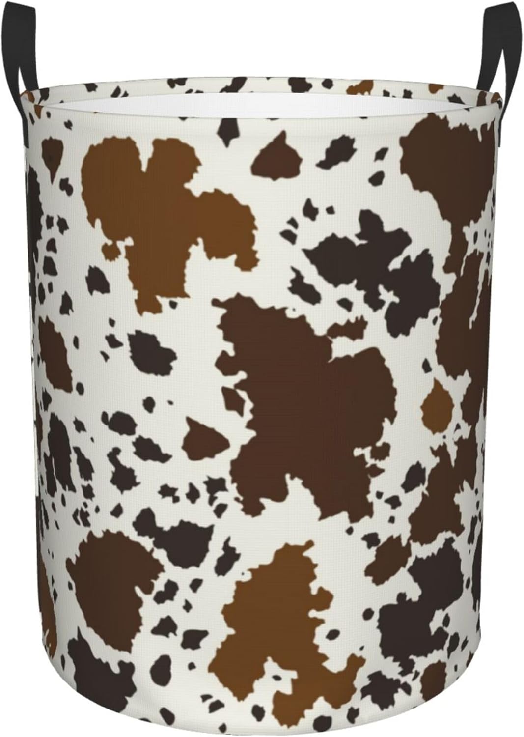MZERSE Boys Girls Unique Laundry Hamper Basket Brown Skin Milk Cow Print