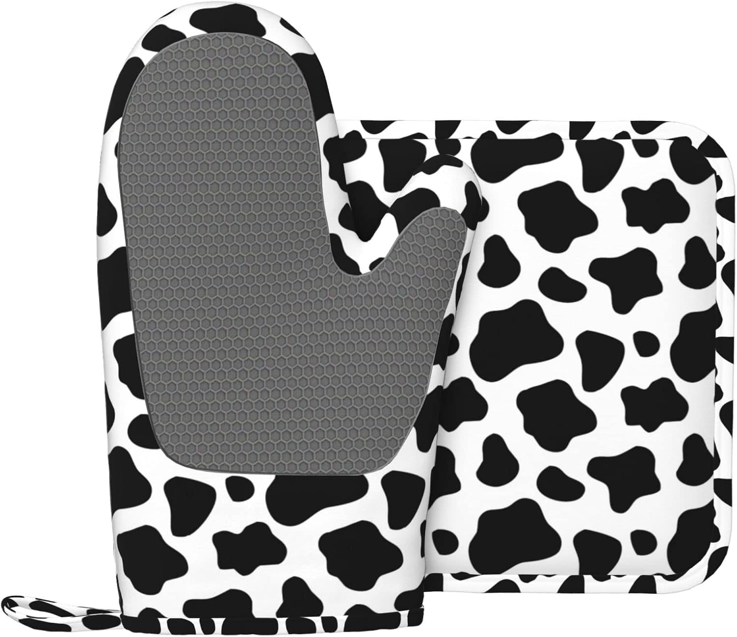 Oven Mitts and Potholders Cow Prints
