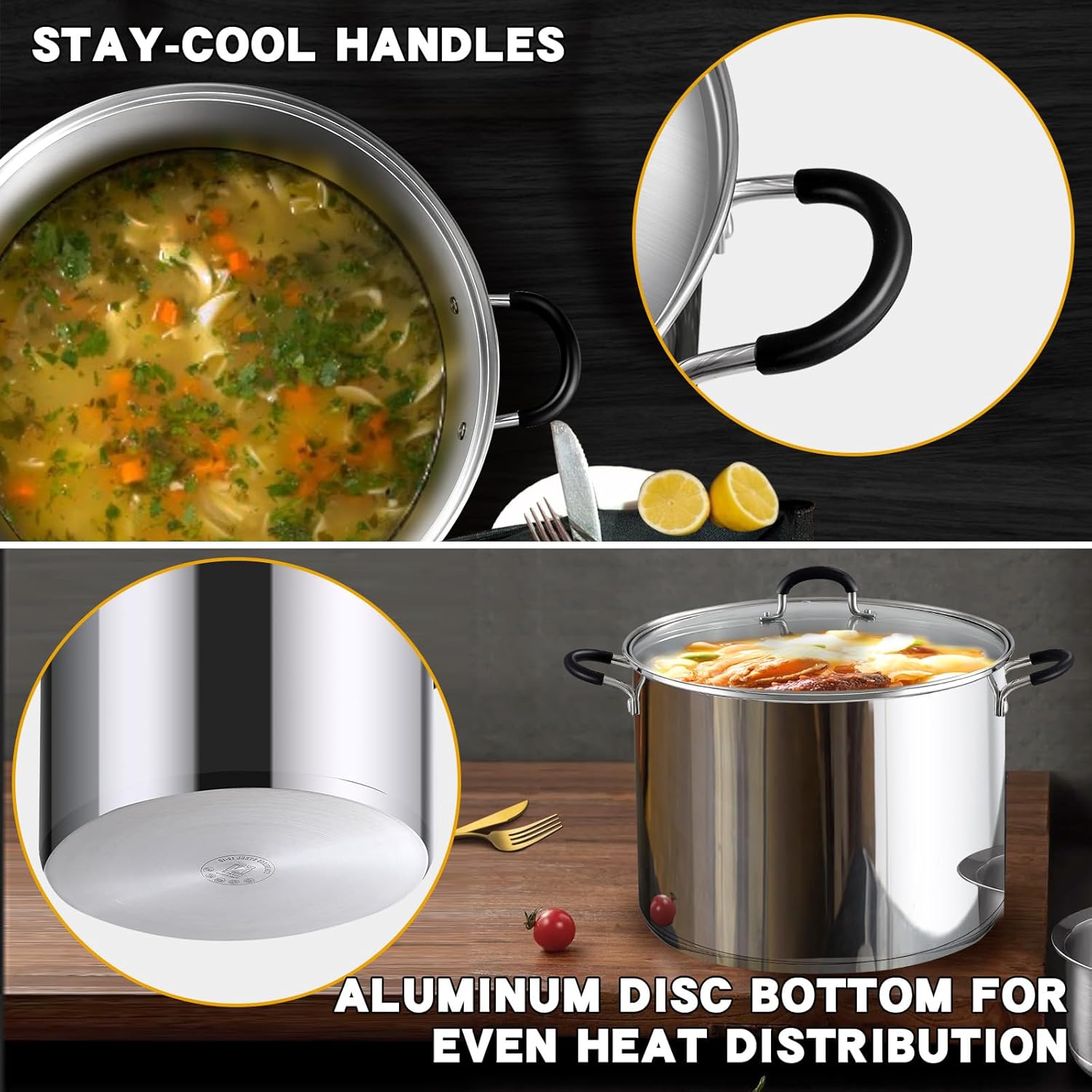 Cook N Home Professional 5-Quart Stockpot