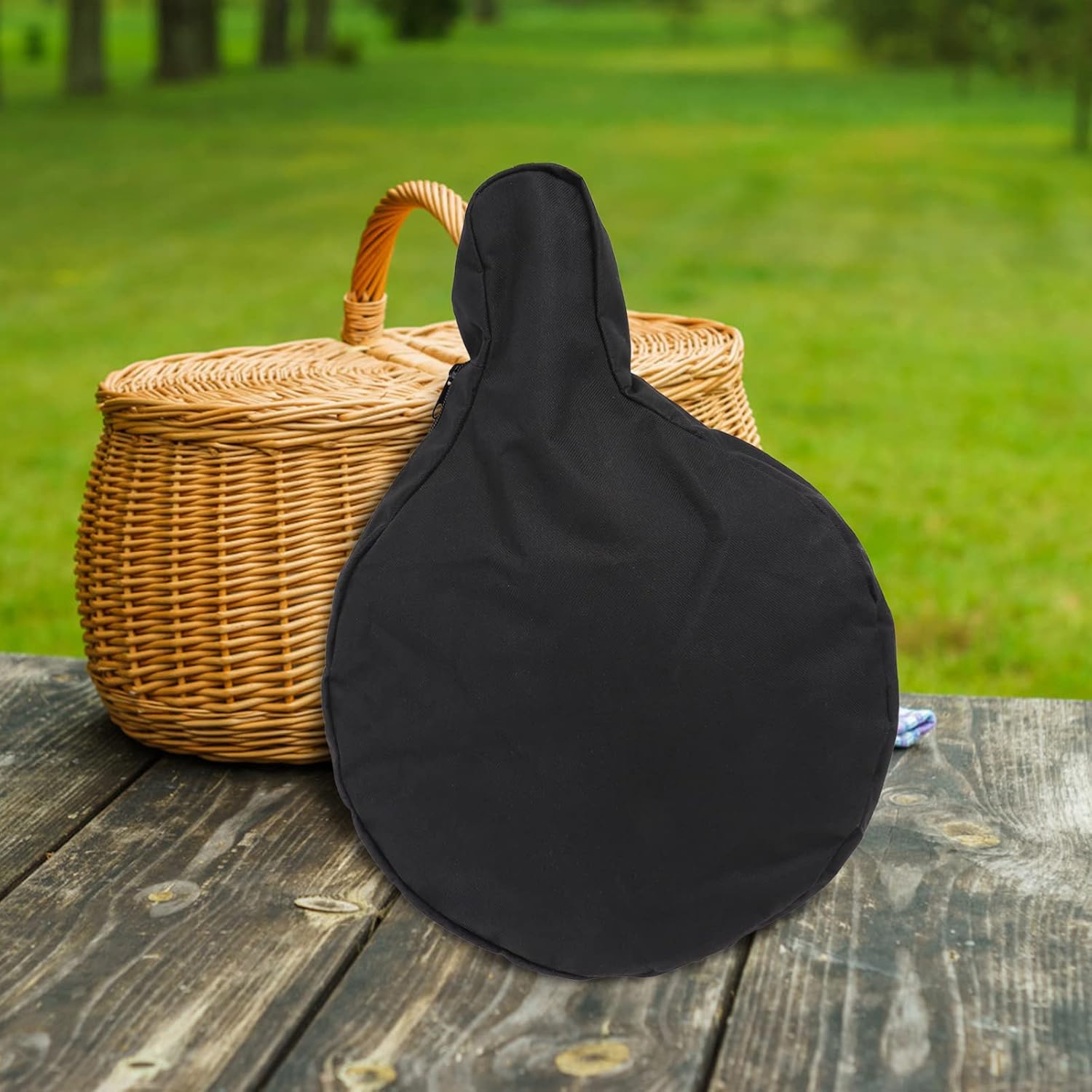 Hemoton Cast Iron Skillet Bag - Heavy Duty Outdoor Storage Bag