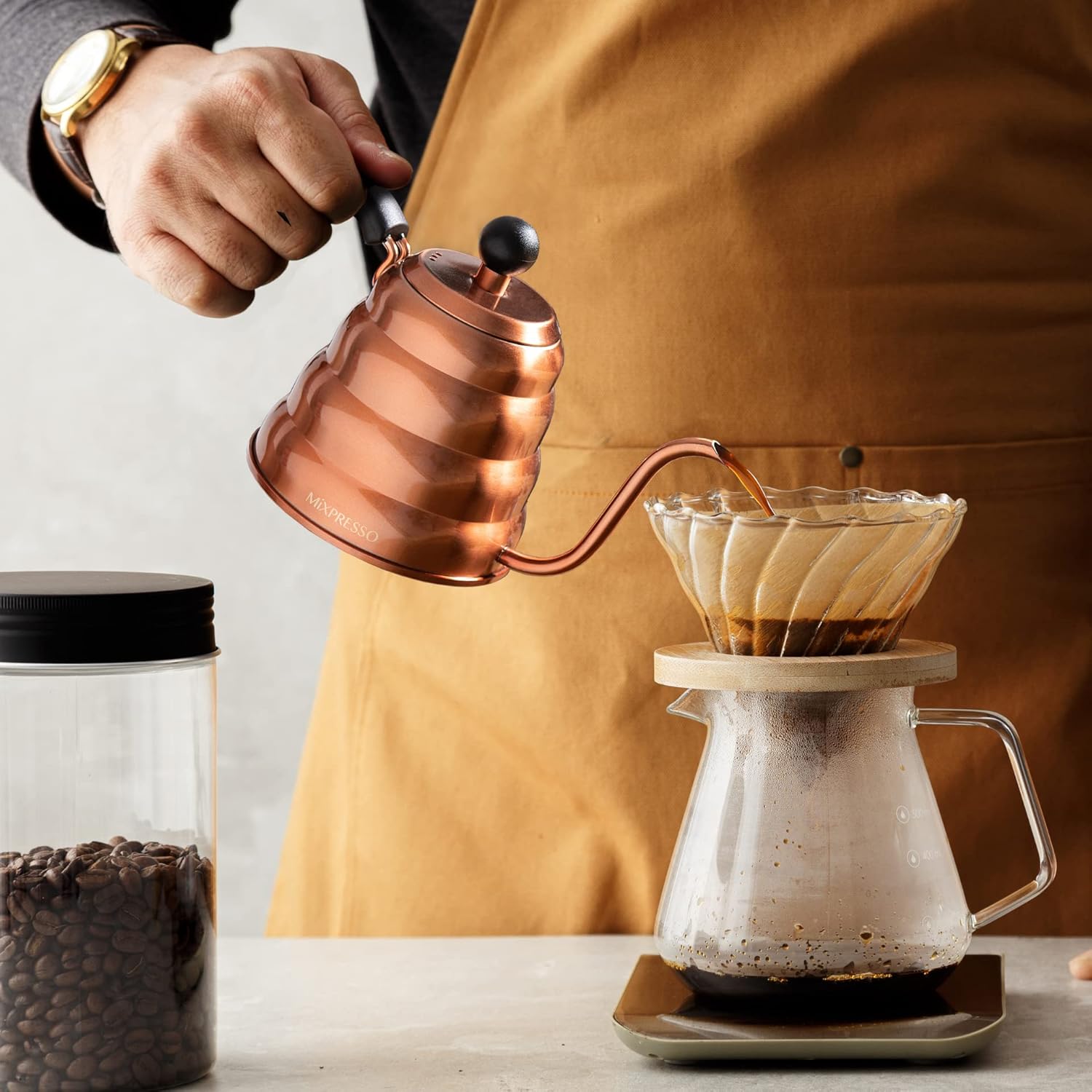 Mixpresso Gooseneck Coffee Kettle 12L 40 Oz
