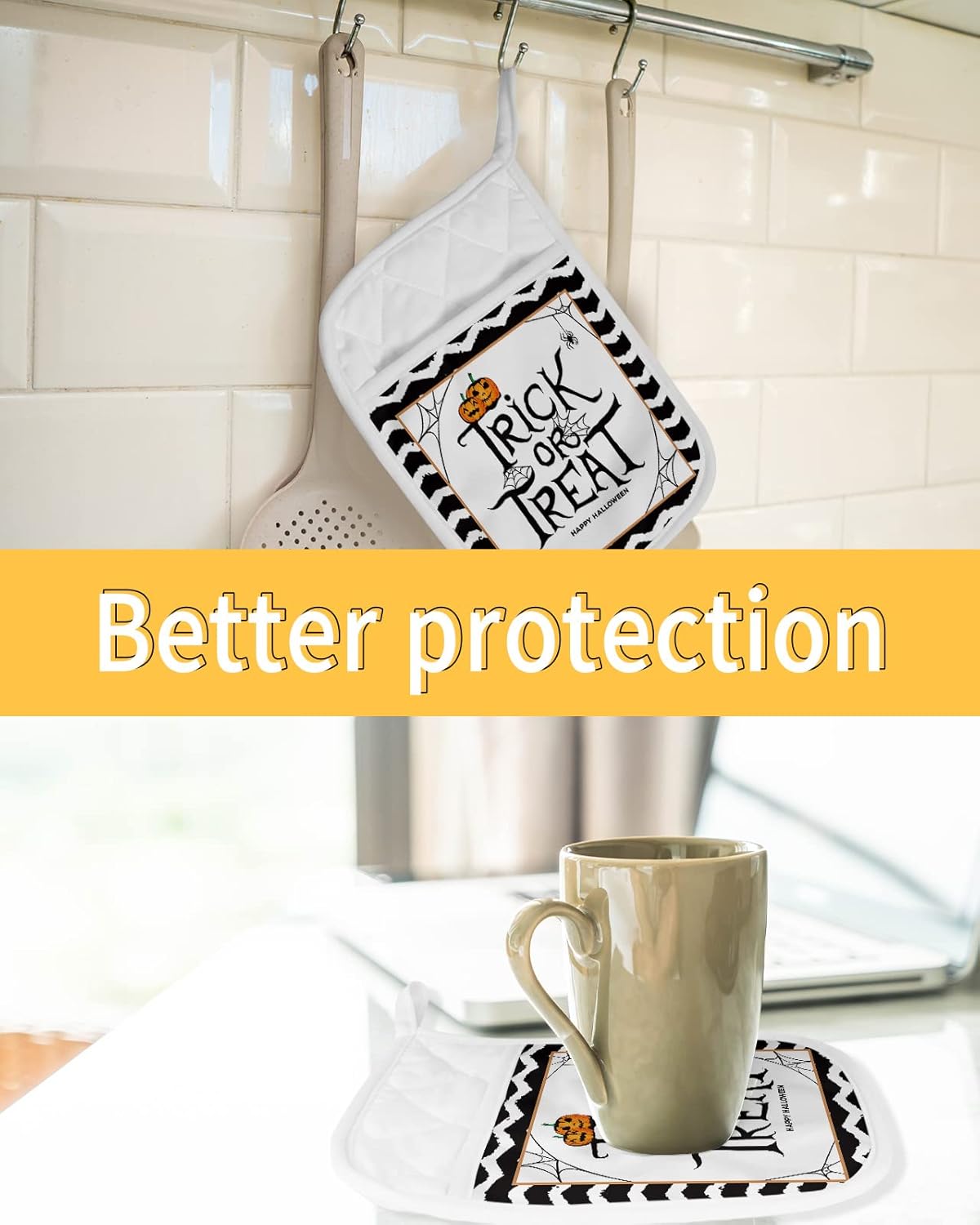5-Piece Heat-Resistant Premium Pot Holder Set for Kitchen Use