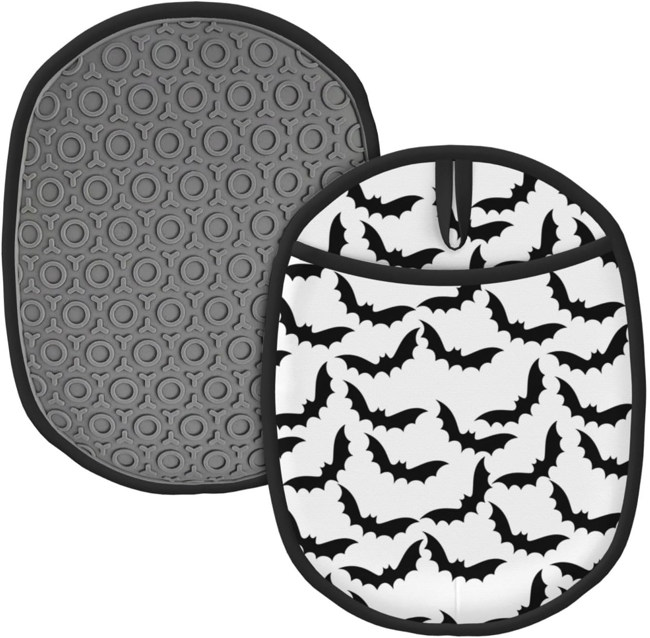 Halloween Black Cool Bat Pot Holder