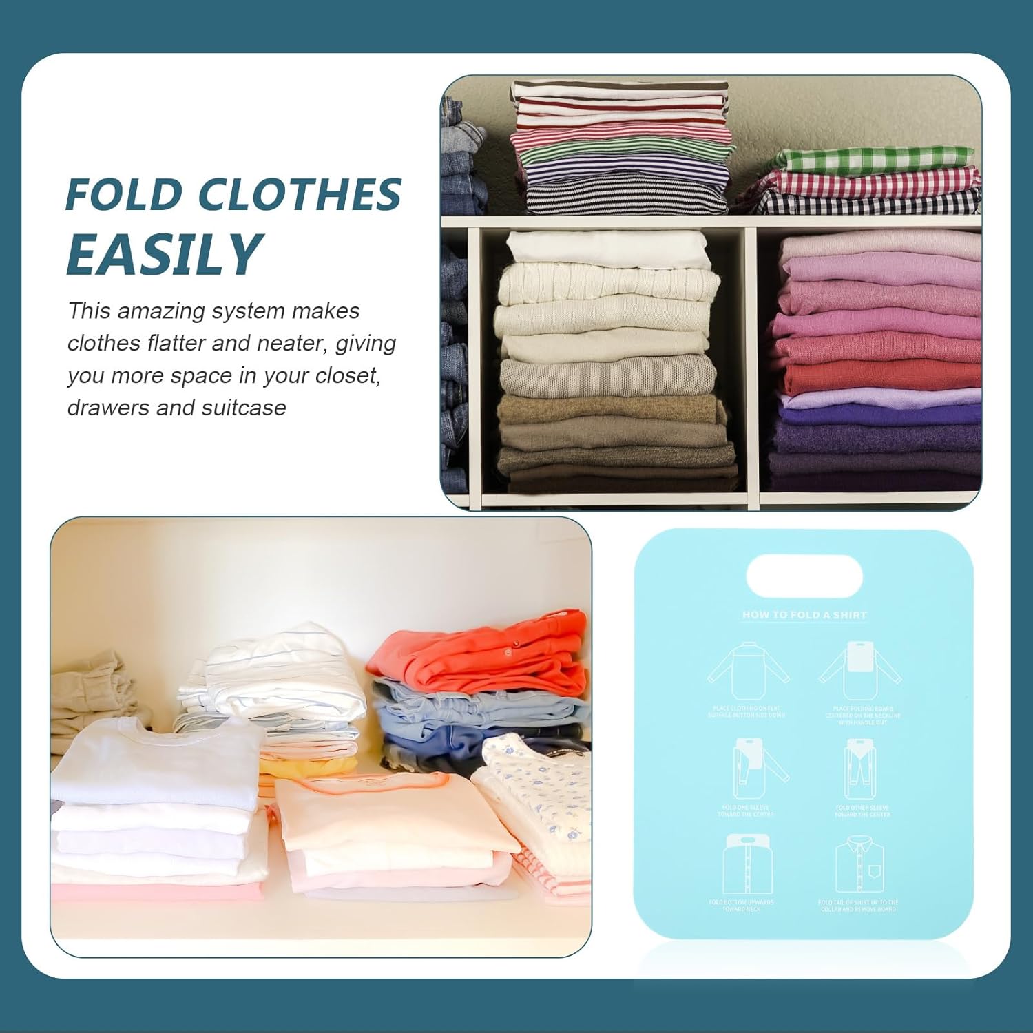 Quick-Fold Fashion Organizer