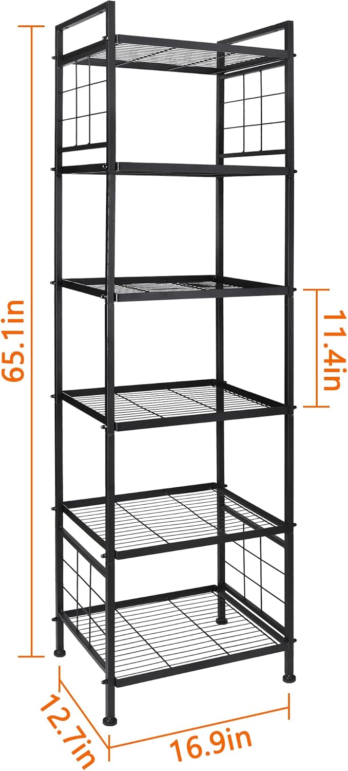 GIOTorent 6-Wire Standing Storage Shelf