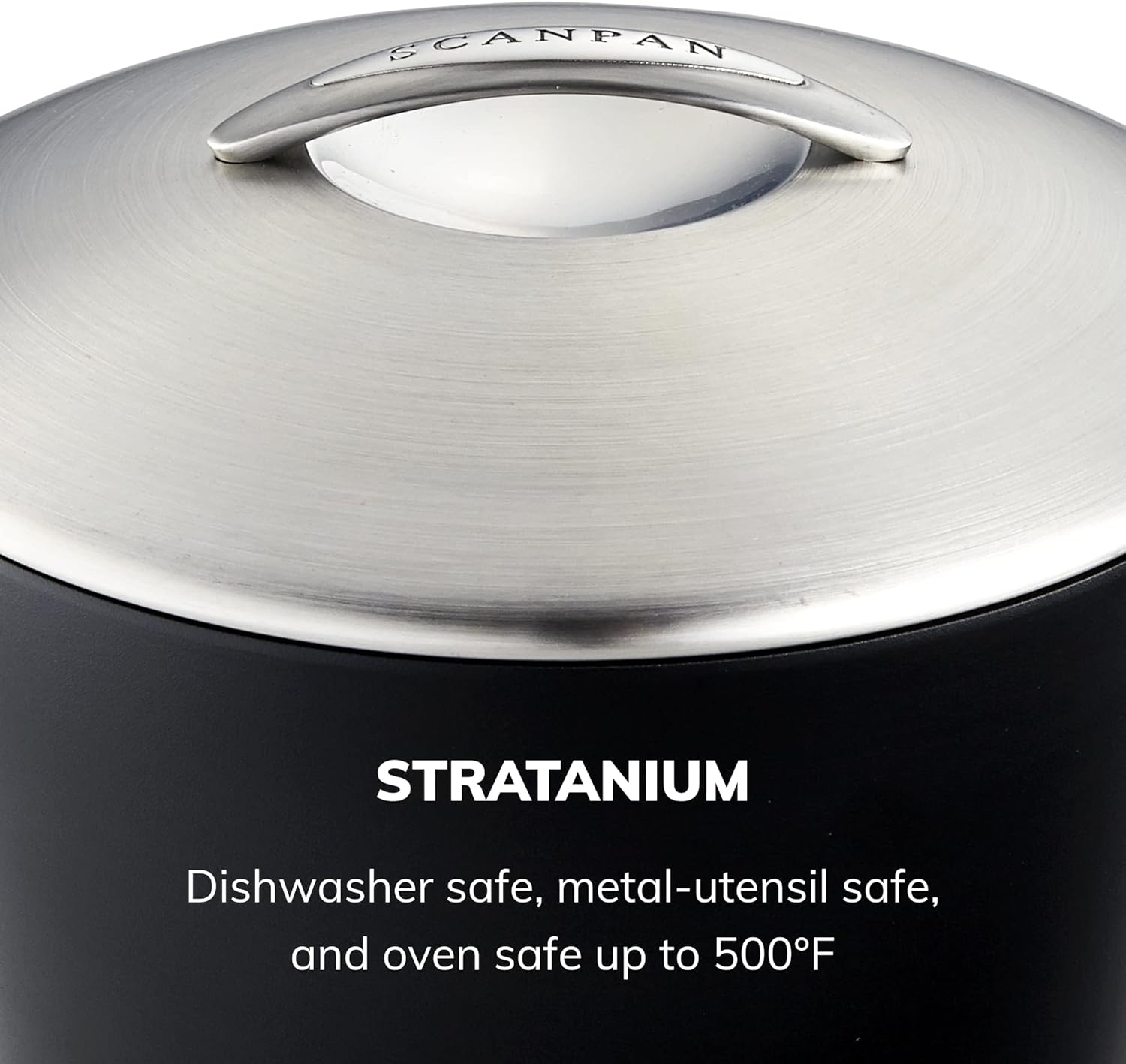 SCANPAN Professional 325 qt Durable Nonstick Saucepan with Lid