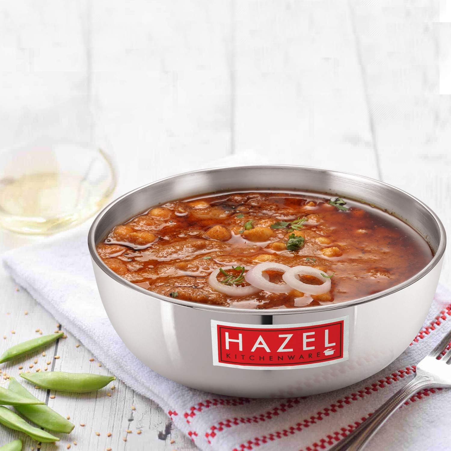 Hazel Induction Aluminium Kadai Cookware 2100ml