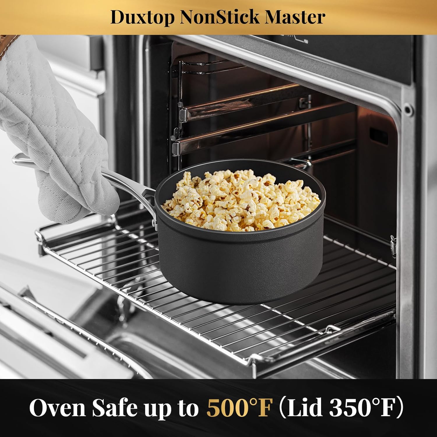 Duxtop 3 Quart Nonstick Saucepan with Lid