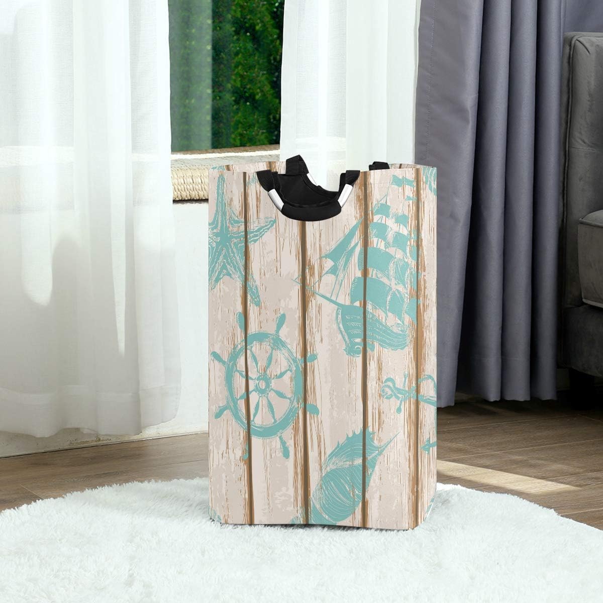Mooyo Collapsible Laundry Hamper with Handle