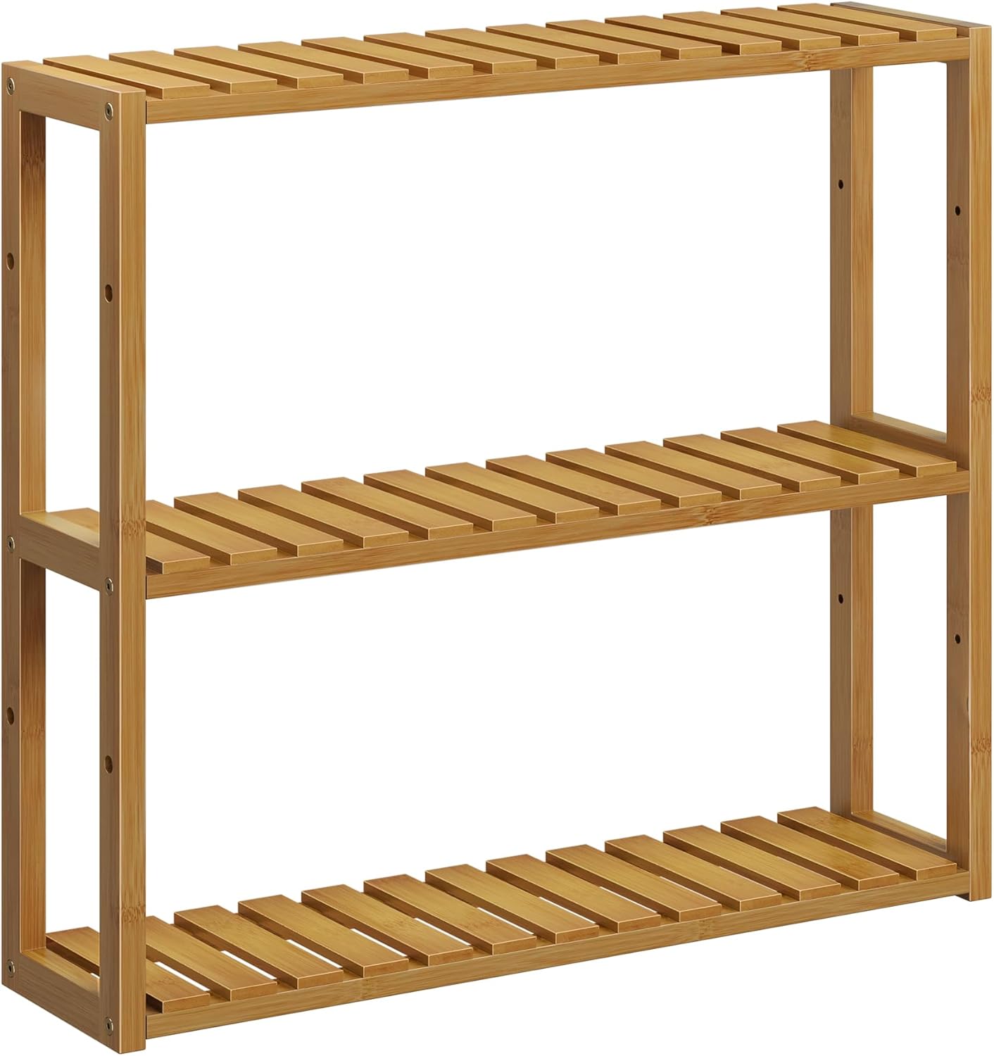 Bamboo Standing Shelf for Bathroom More