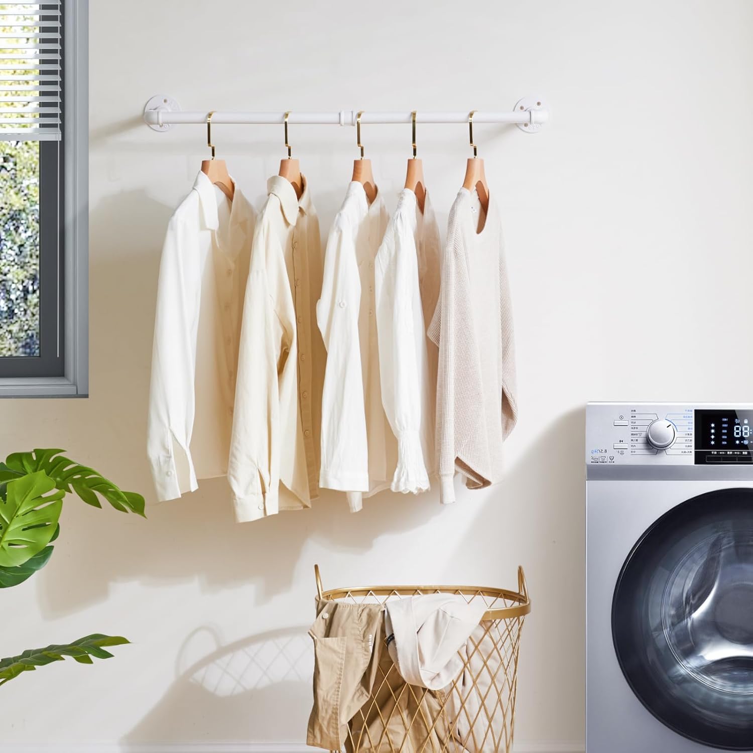 Space-Saving Garment Rack