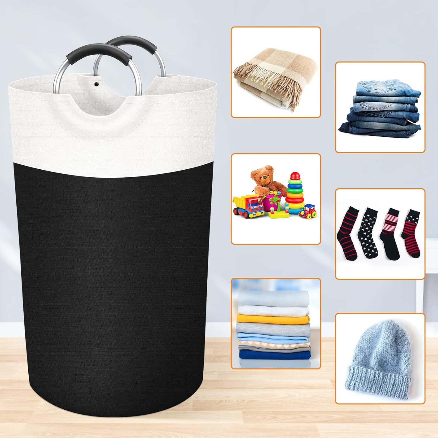 BlissTotes Multi-Functional Laundry Hamper for College Students and Families