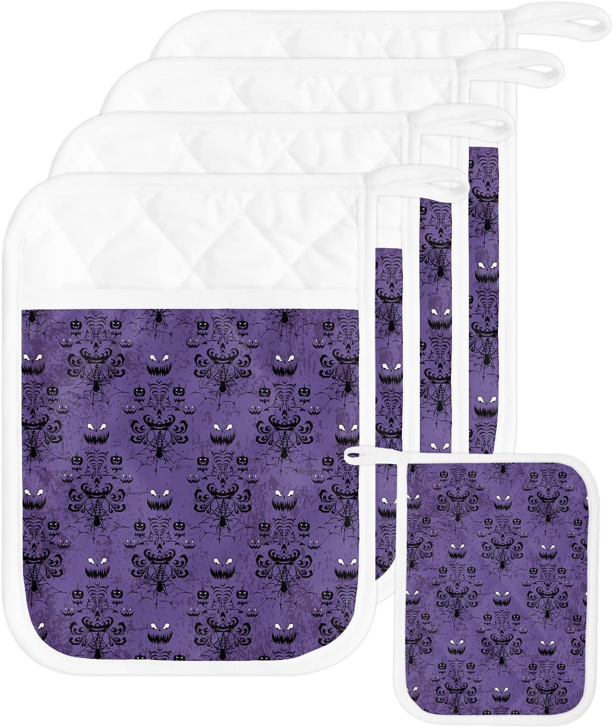 Halloween Spooky Potholders Set