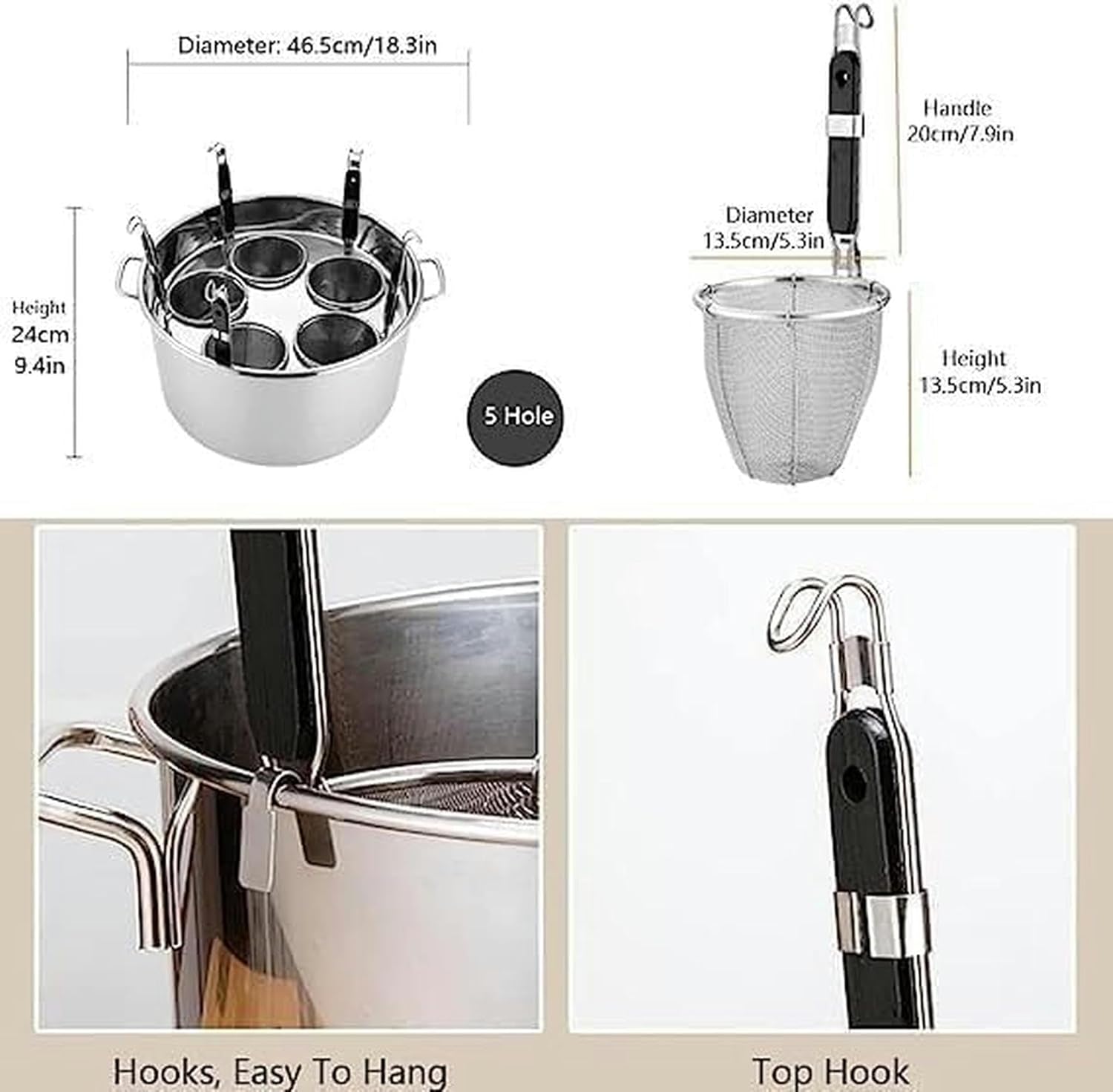 Stylish Pasta Pot Set for Home Kitchen