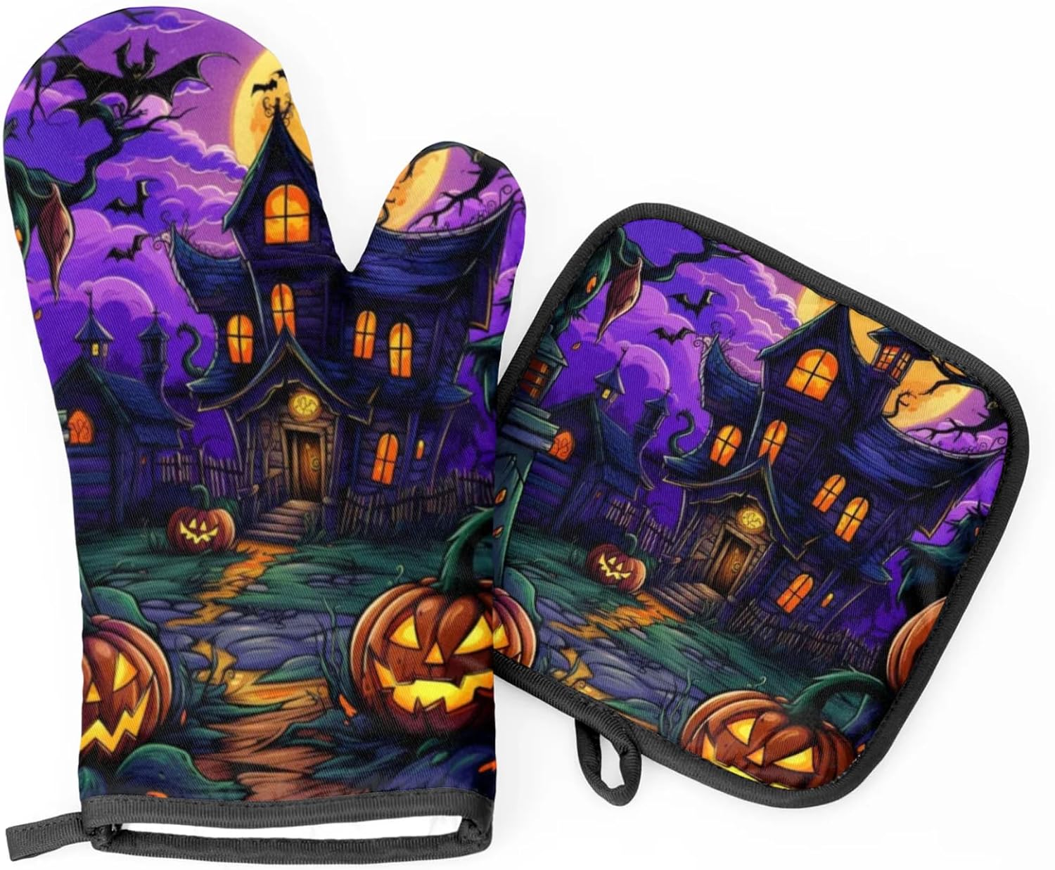Oven Mitt Set - Pot Holders for Cooking