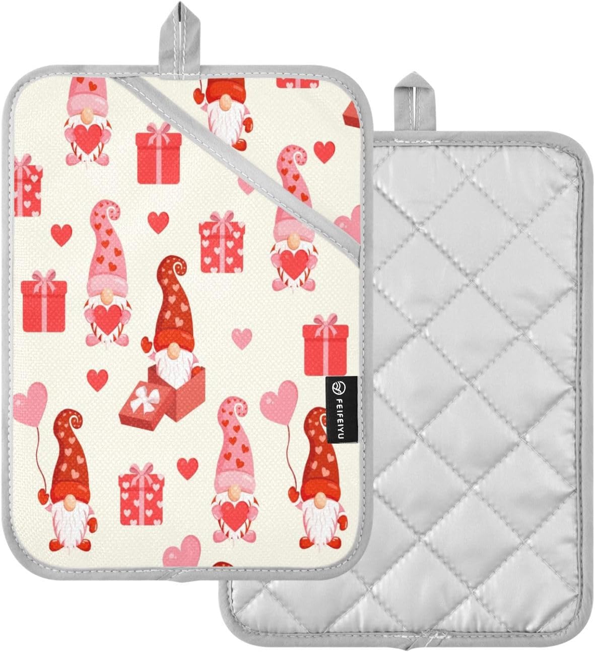 Cute Heat-Resistant Potholders 2-Pack