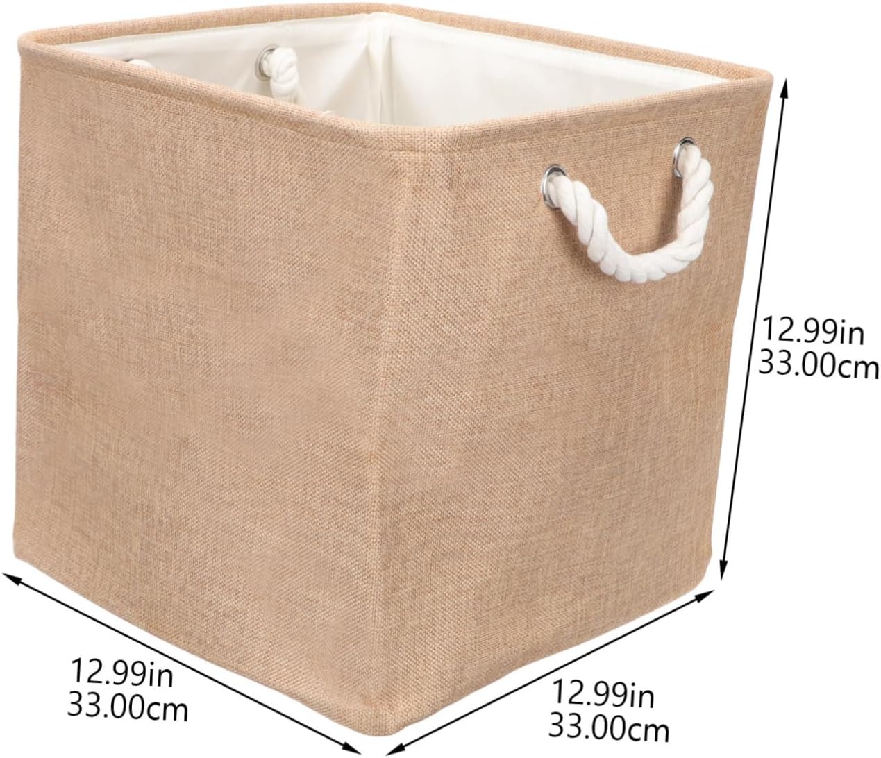 PRETYZOOM Modern Minimalist Linen Foldable Dirty Clothes Container