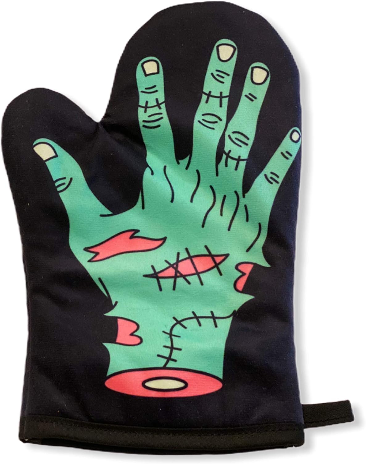 Halloween-Oven Mitt from Crazy Dog T-Shirts Heat-protected Spooky