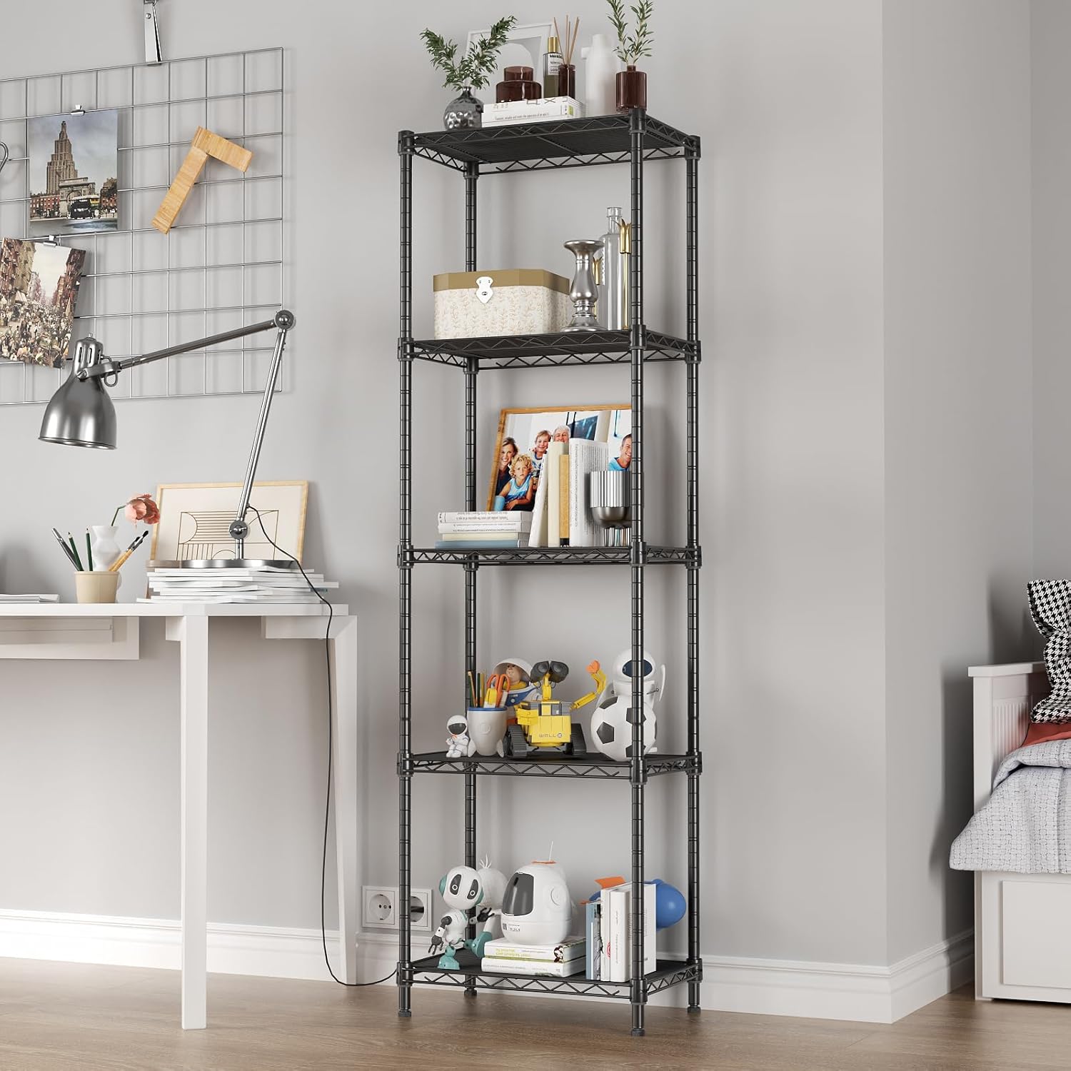 Versatile 5-Tier Adjustable Shelf