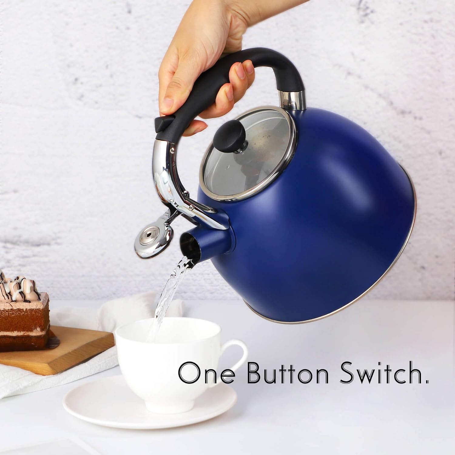 Sturdy 26-QT Stainless Steel Tea Kettle