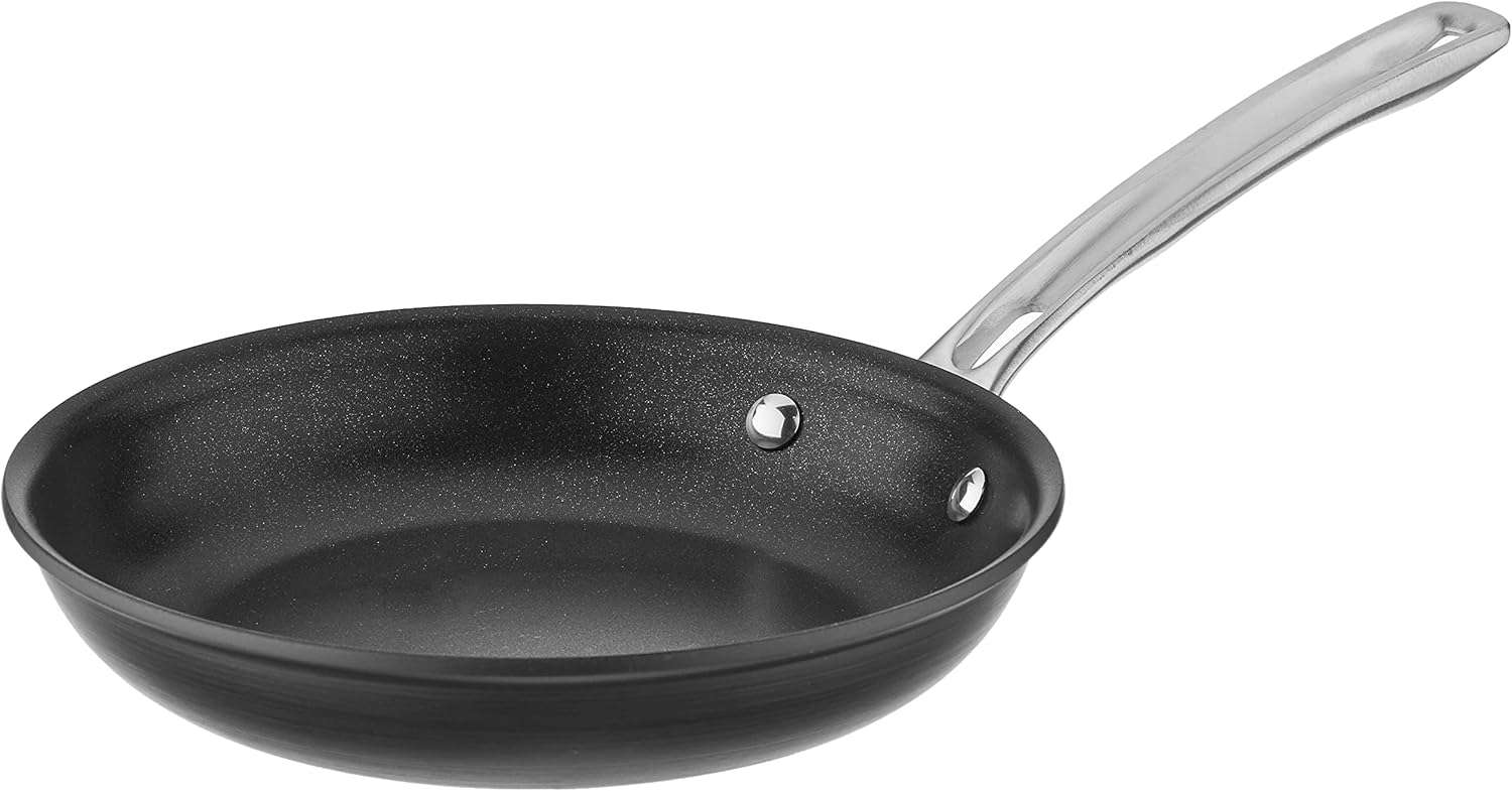 Viking Non-Stick Frying Pan 8-Inch Hard Anodized Aluminum Gray Flattered