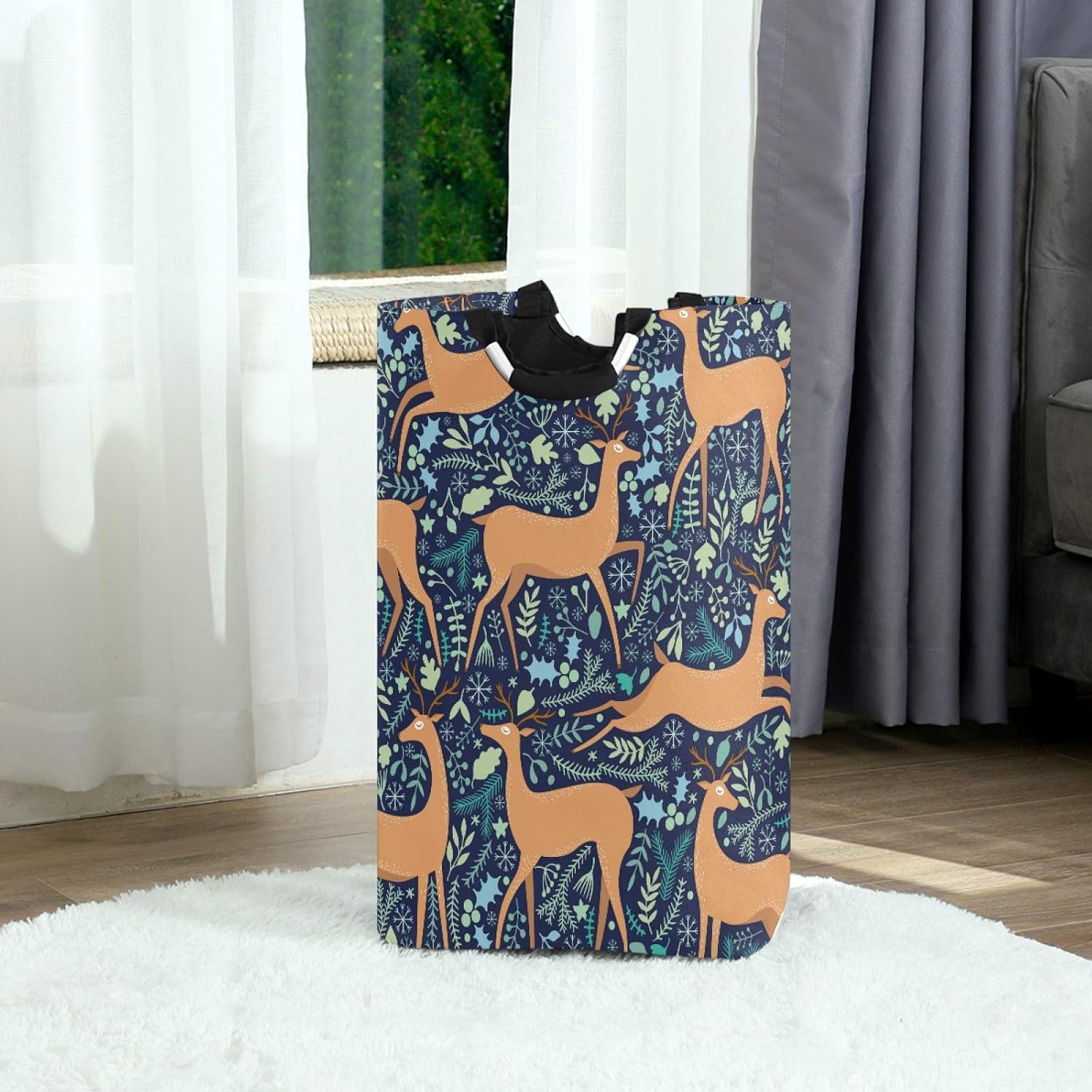 Susiyo Christmas Deer Laundry Basket