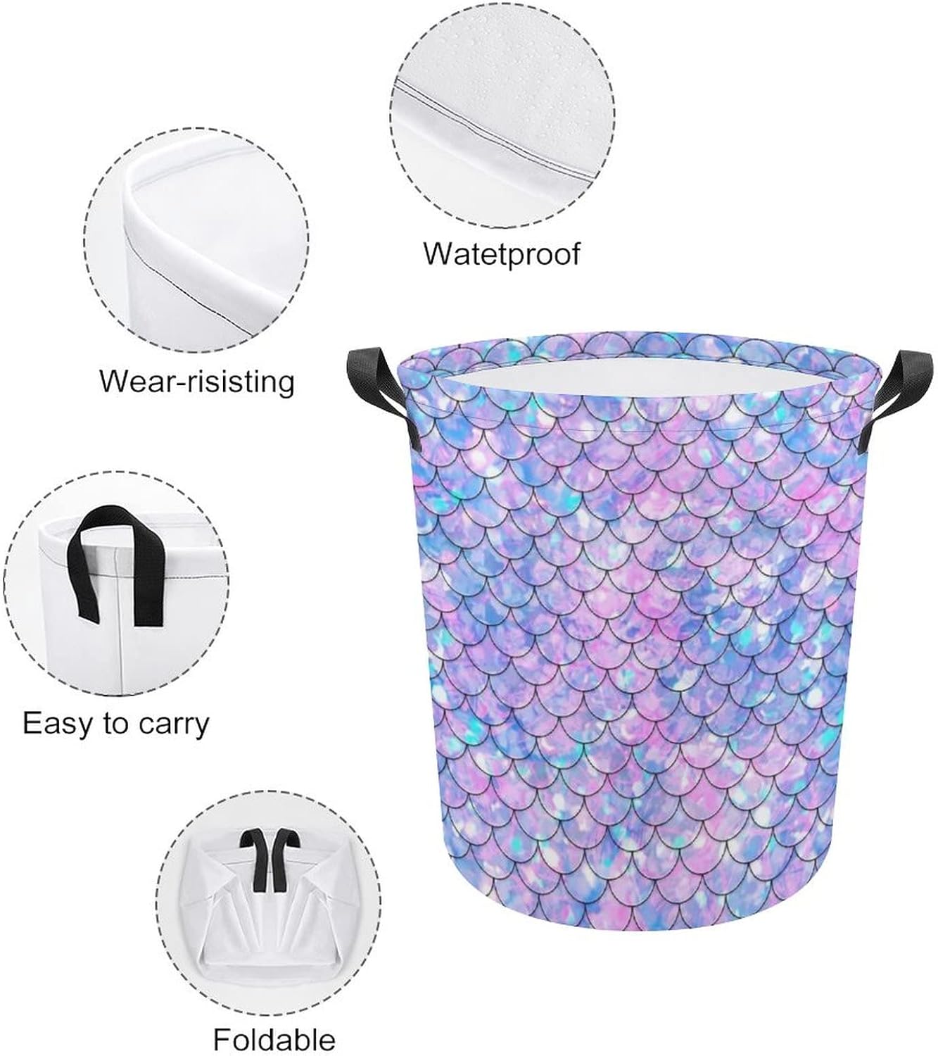Collapsible laundry basket