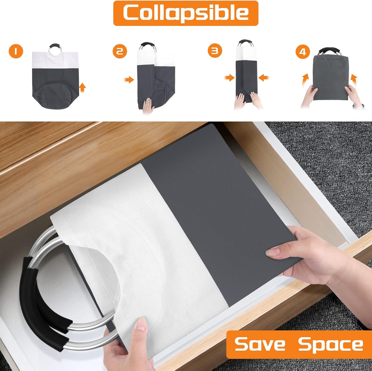 BlissTotes Laundry Basket