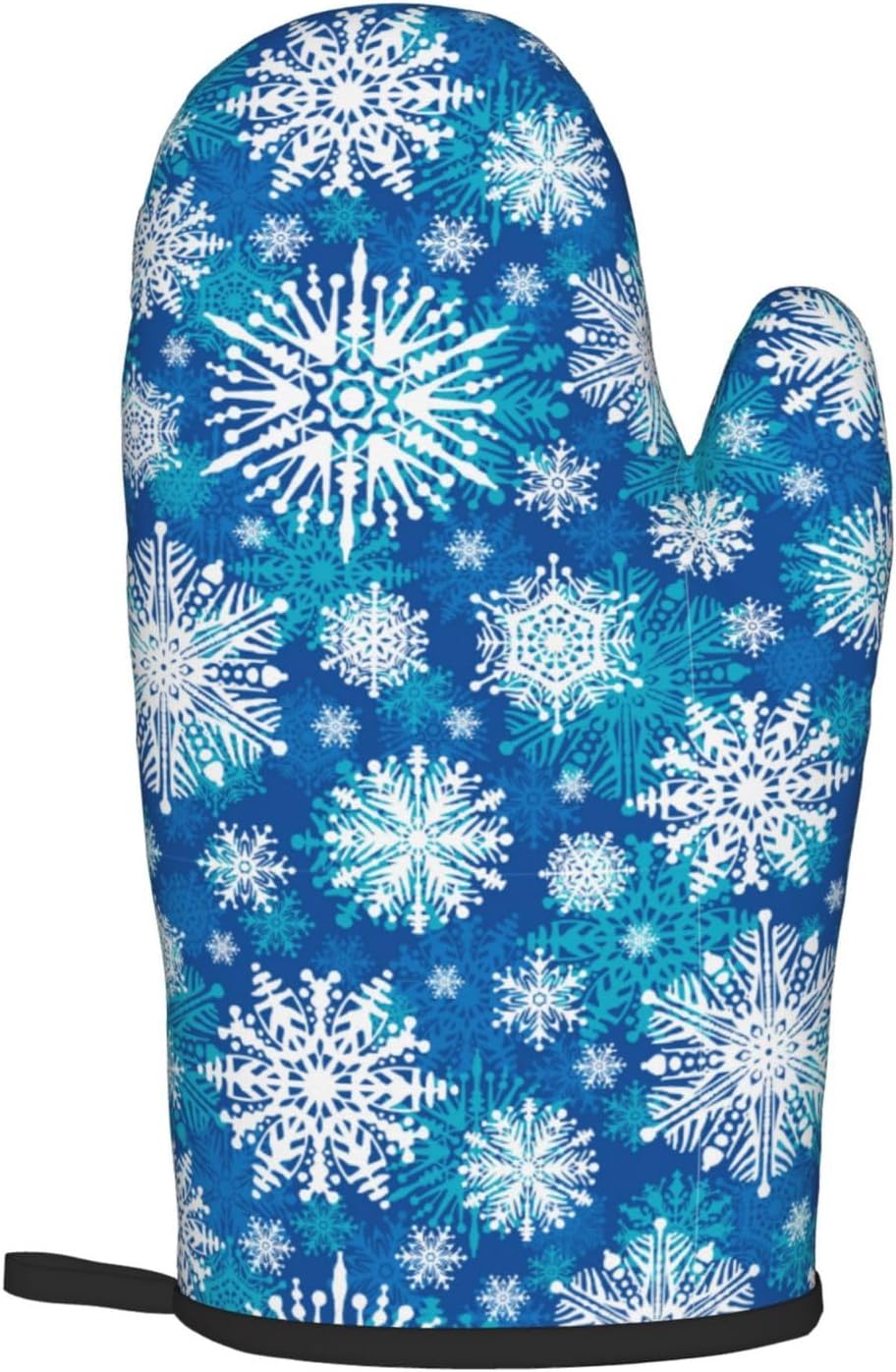 Winter Snowflakes Oven Mitts and Pot Holders 2-Piece Set