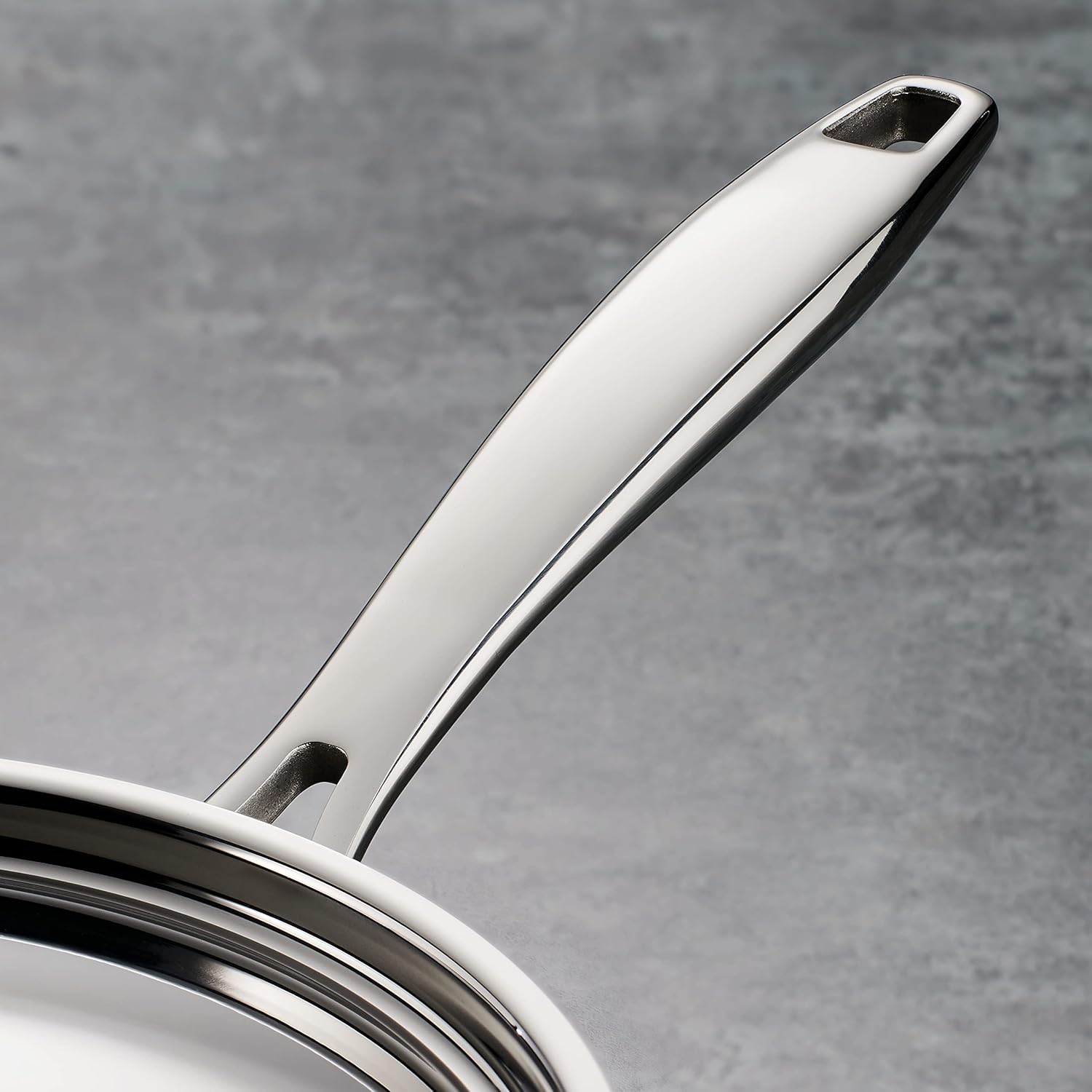 Tramontina Tri-Ply Clad Stainless Steel 4-Quart Sauce Pan with Lid