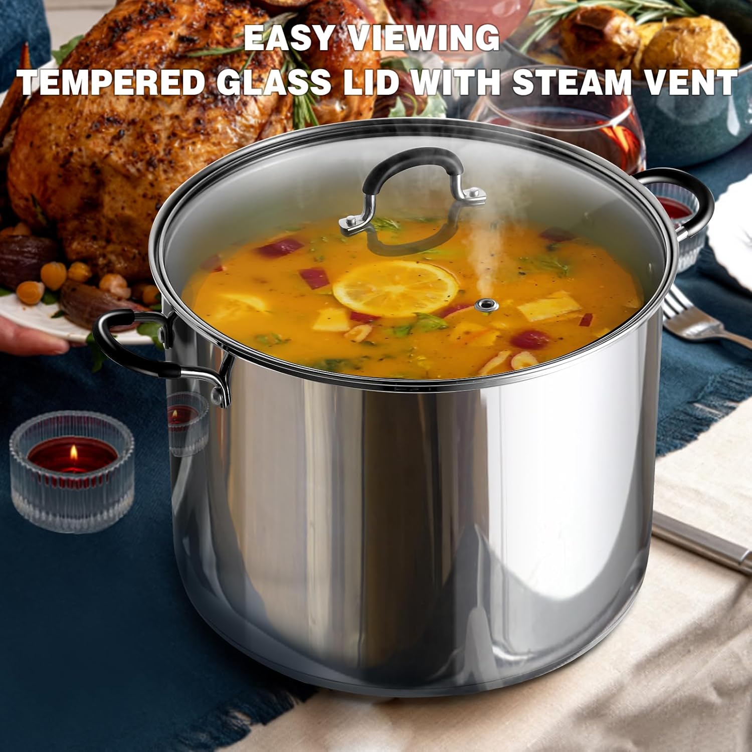 Cook N Home Professional 5-Quart Stockpot