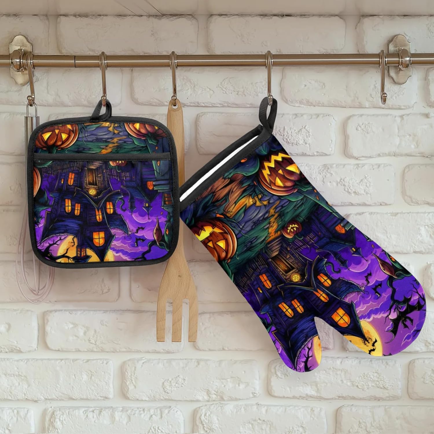 Oven Mitt Set - Pot Holders for Cooking