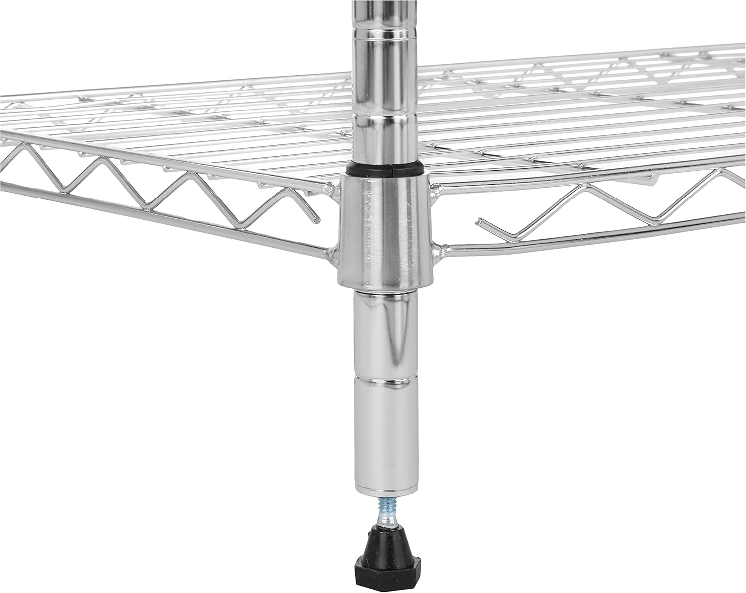 Amazon Basics 5-Shelf Steel Storage Unit 200 lb Capacity Chrome Finish