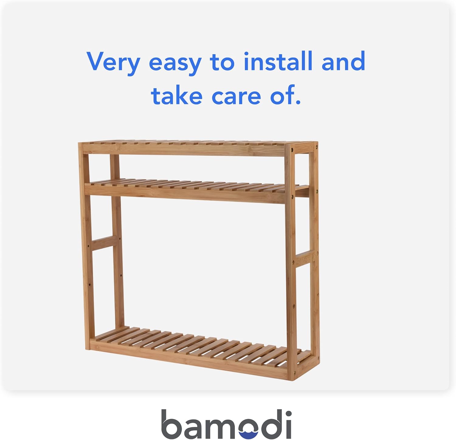 Bamodi Bamboo Bathroom 3 Tier Shelf