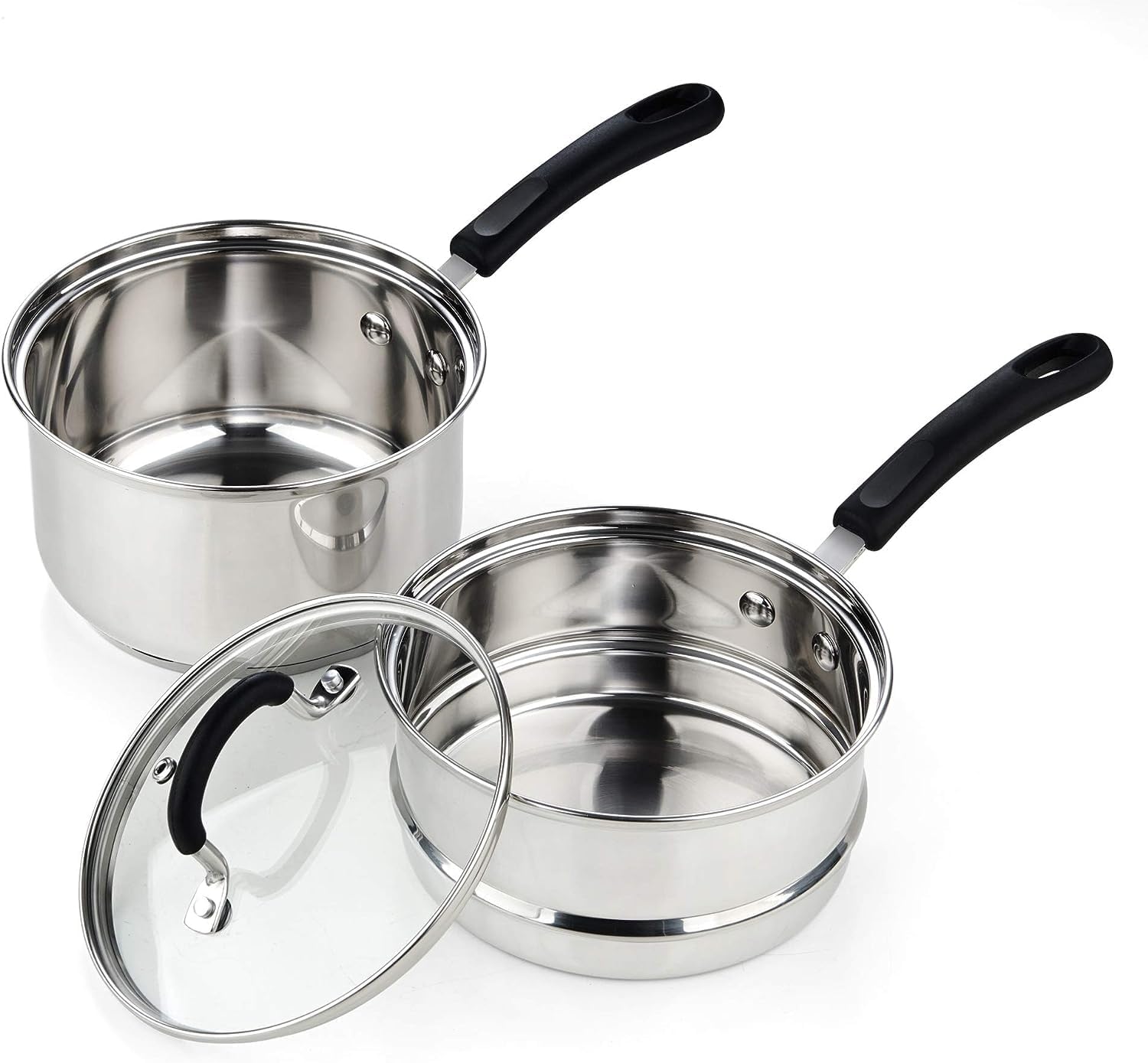 2-Quart Long Handle Double Boiler