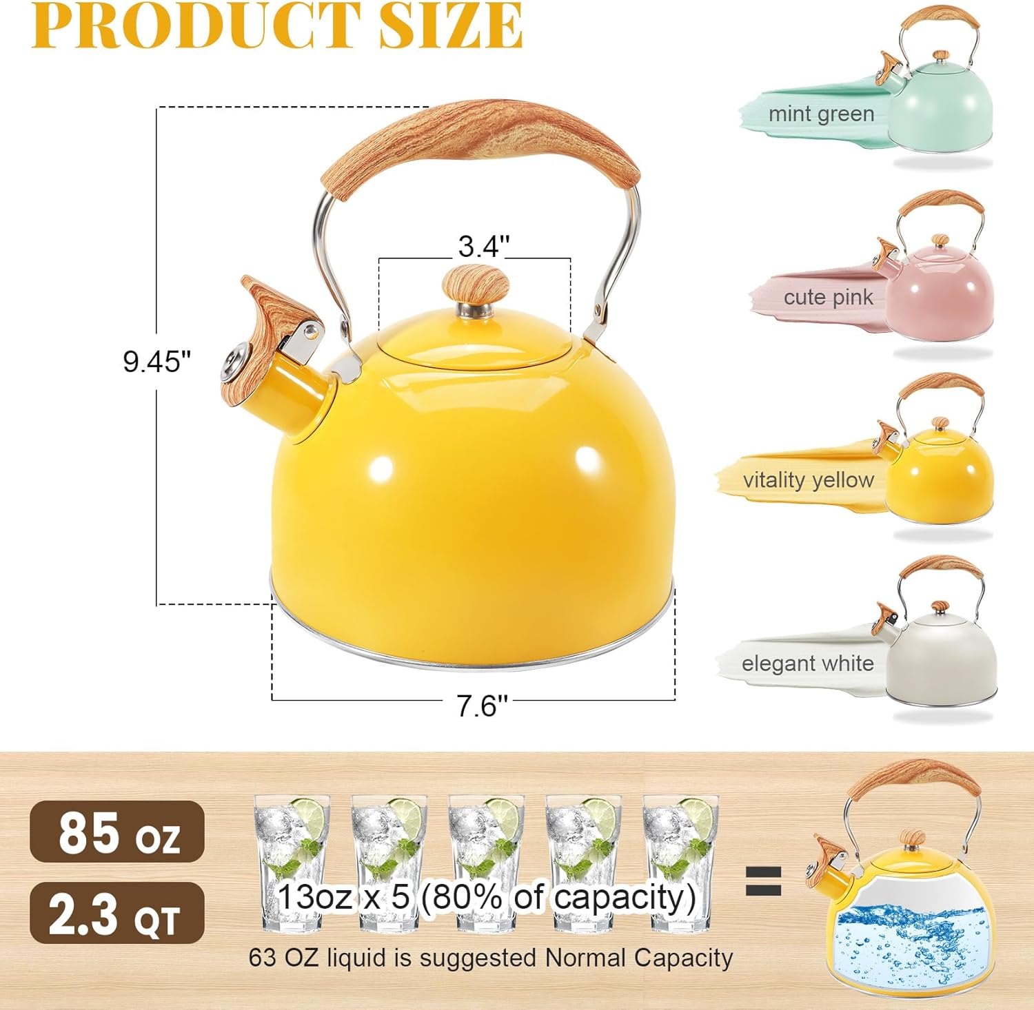 GGC Whistling Tea Kettle